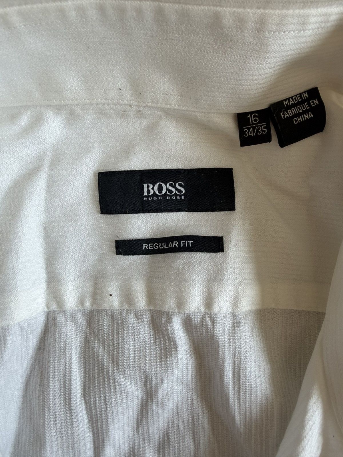 Hugo Boss Hugo Boss White long sleeve shirt Size US M / EU 48-50 / 2 - 3 Thumbnail