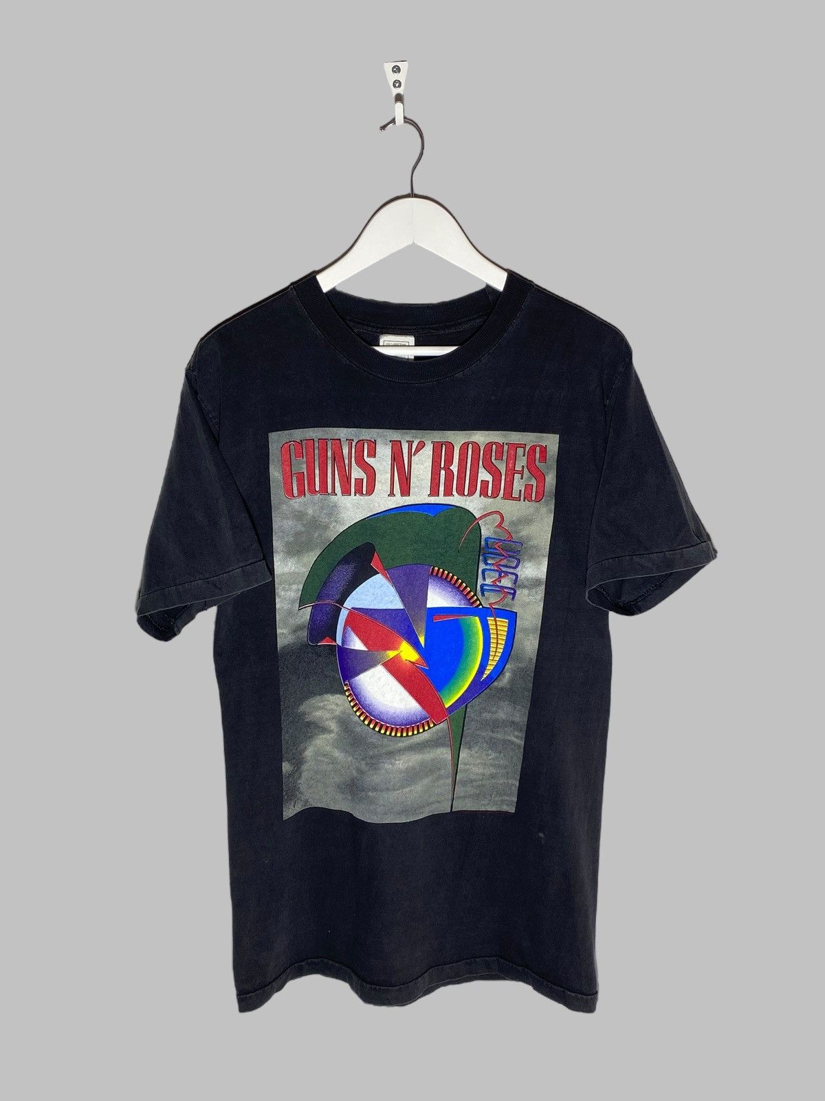 Band Tees 🔥 VINTAGE 90s GUNS N ROSES COMA WORLD TOUR SINGLE STITCH Size US L / EU 52-54 / 3 - 1 Thumbnail