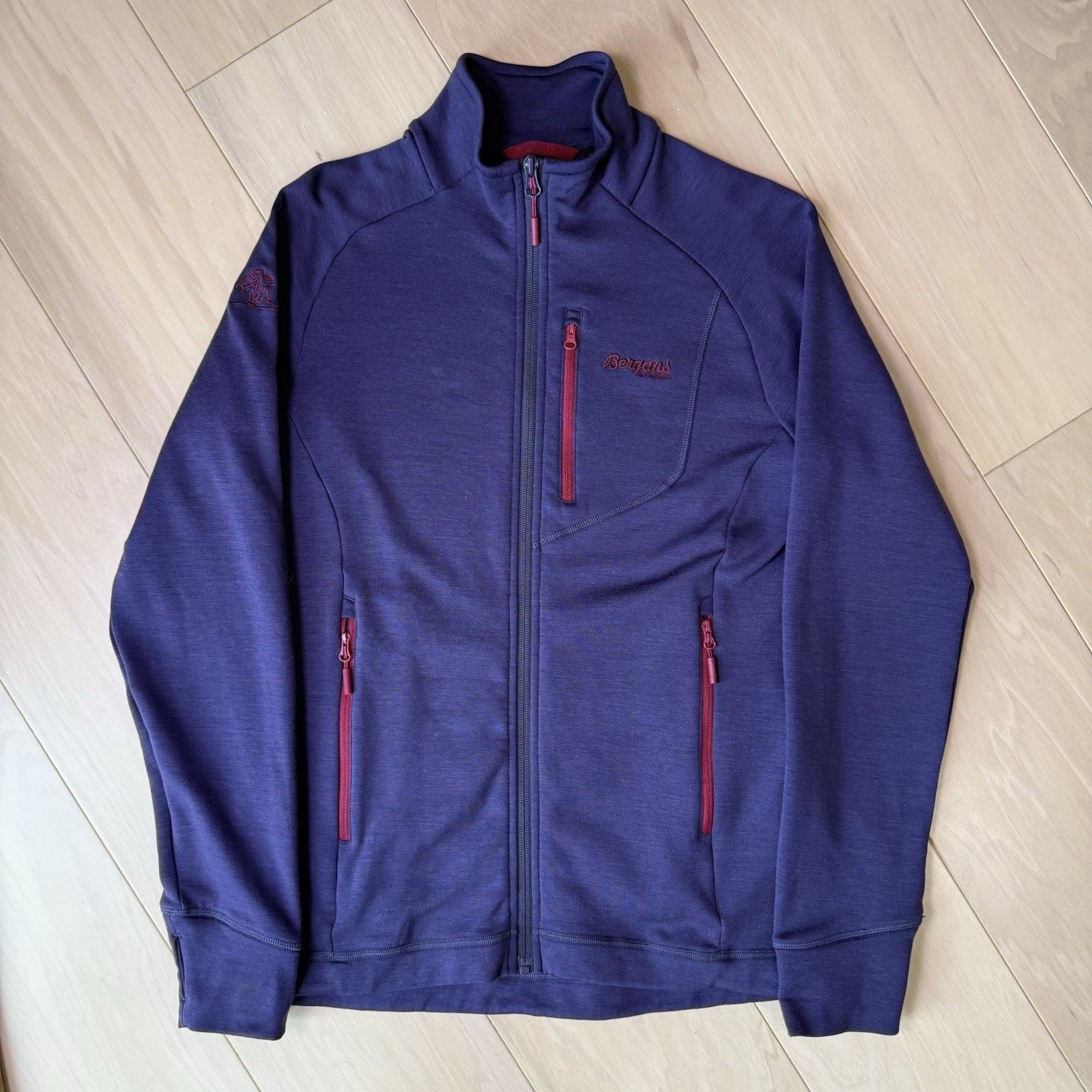 Bergans Bergans Norway Wool Jacket Women's Medium Purple Full Zip Size M / US 6-8 / IT 42-44 - 3 Thumbnail