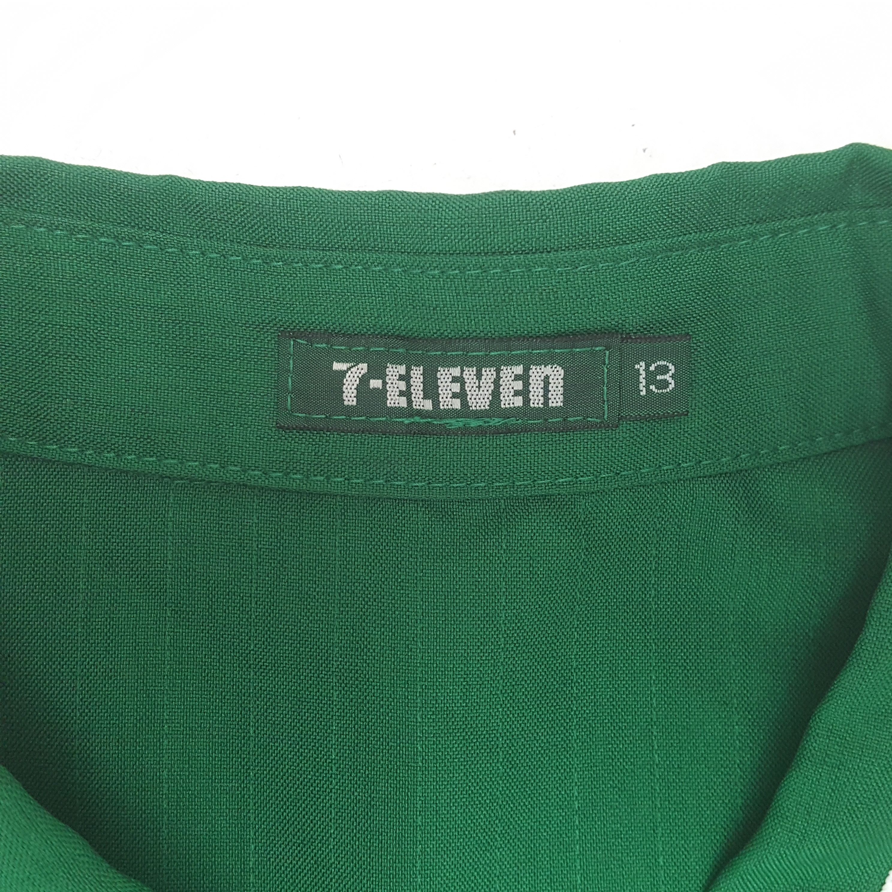 Japanese Brand × Vintage Vintage 7-ELEVEN Japan Workers Uniform Shirt Jacket C285N7 Size US M / EU 48-50 / 2 - 6 Thumbnail
