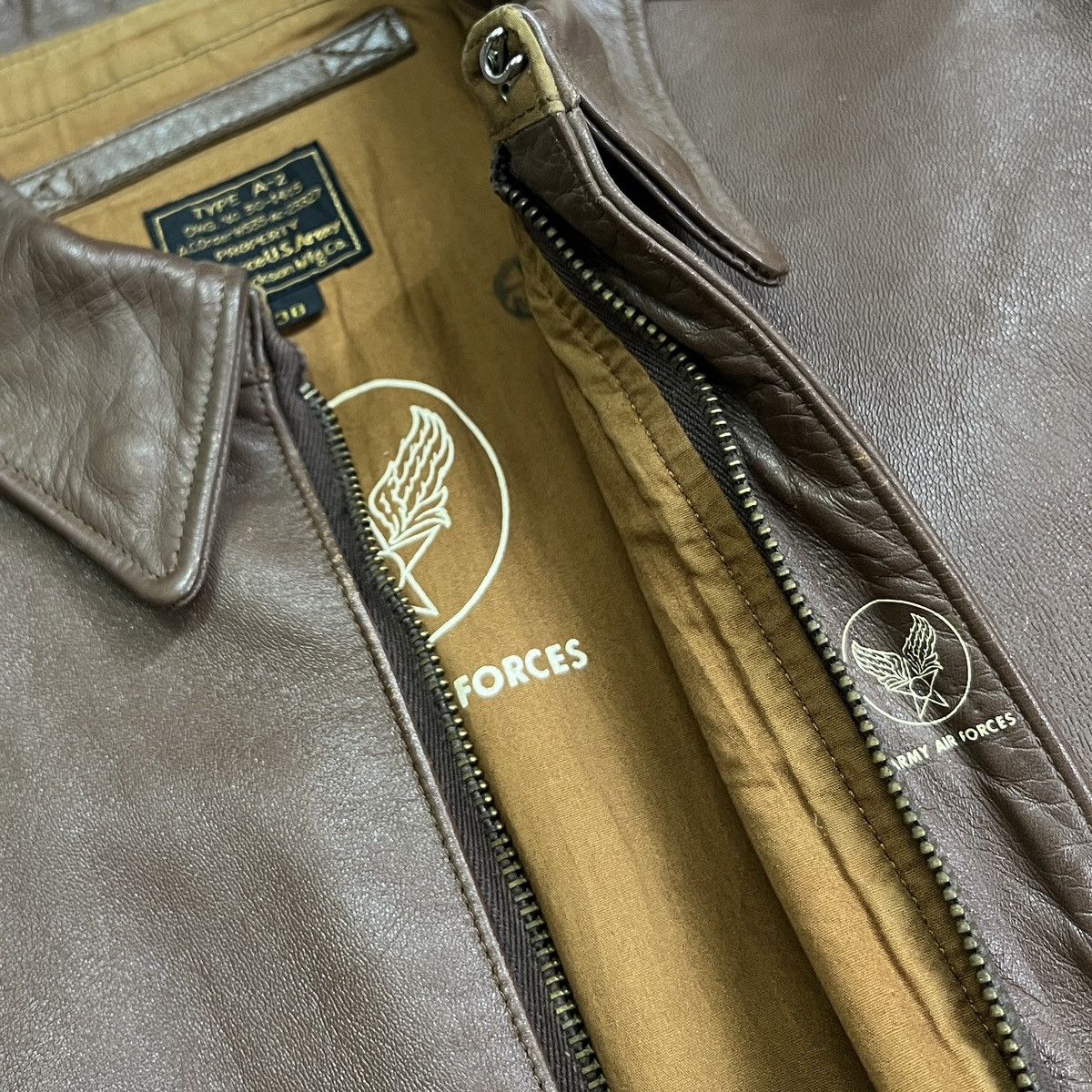 Buzz Rickson's Buzz Rickson Mfg Type A-2 Us Air Force Leather Jacket Size US M / EU 48-50 / 2 - 14 Thumbnail