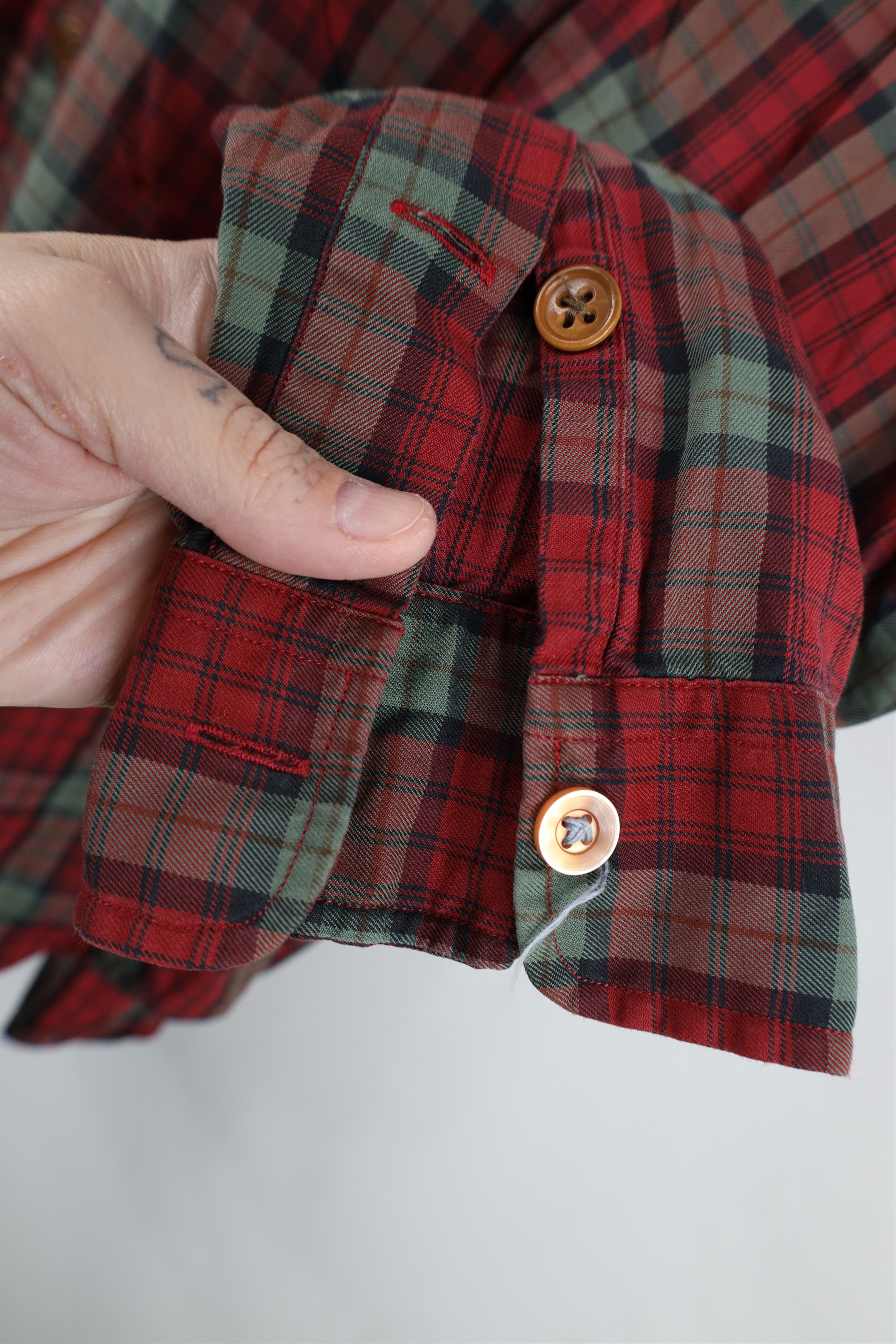 Ralph Lauren Vintage 90s Ralph Lauren Pocket Collared Button Shirt Plaid Size US XL / EU 56 / 4 - 10 Thumbnail