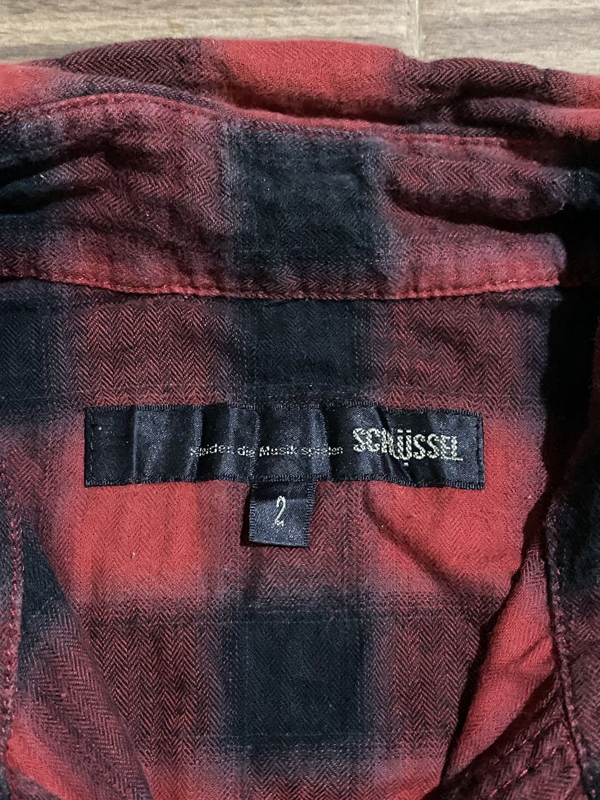 Japanese Brand × Vintage SCHLUSSEL PLAID SHIRT Size US M / EU 48-50 / 2 - 4 Thumbnail