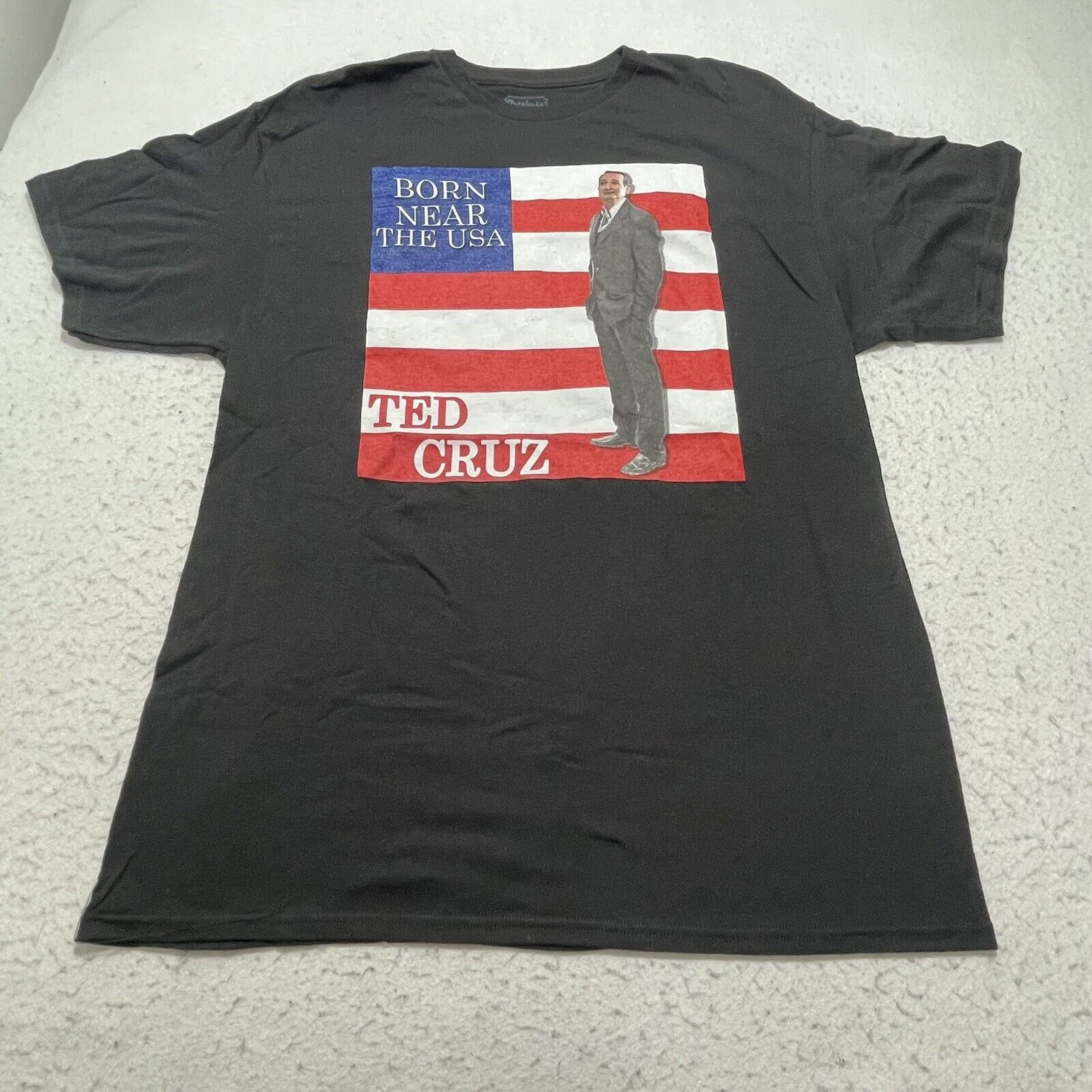 Other Spencer's Ted Cruz 2016 Born Near The USA Flag Tee Size US L / EU 52-54 / 3 - 1 Thumbnail