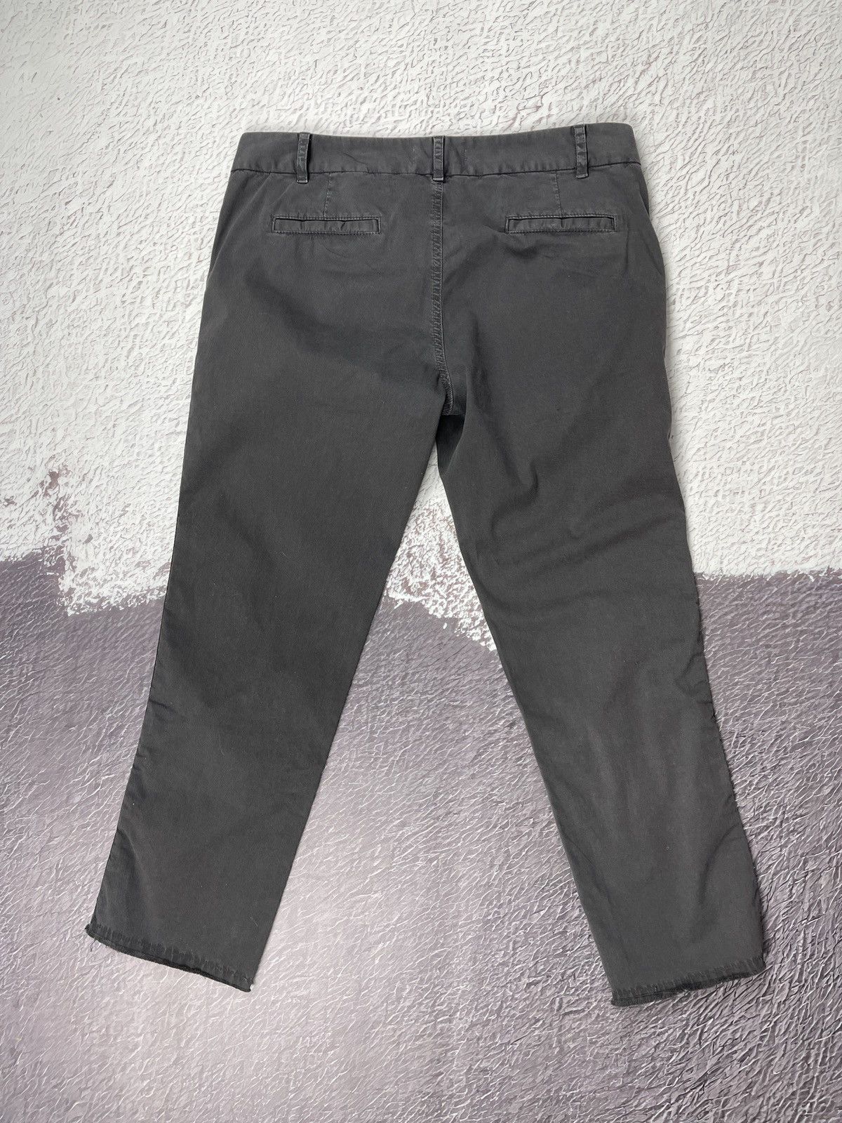 Nili Lotan Nili Lotan Pants Grey Drop Crotch Baggy Trousers Side Stripe Size 30" / US 8 / IT 44 - 4 Thumbnail