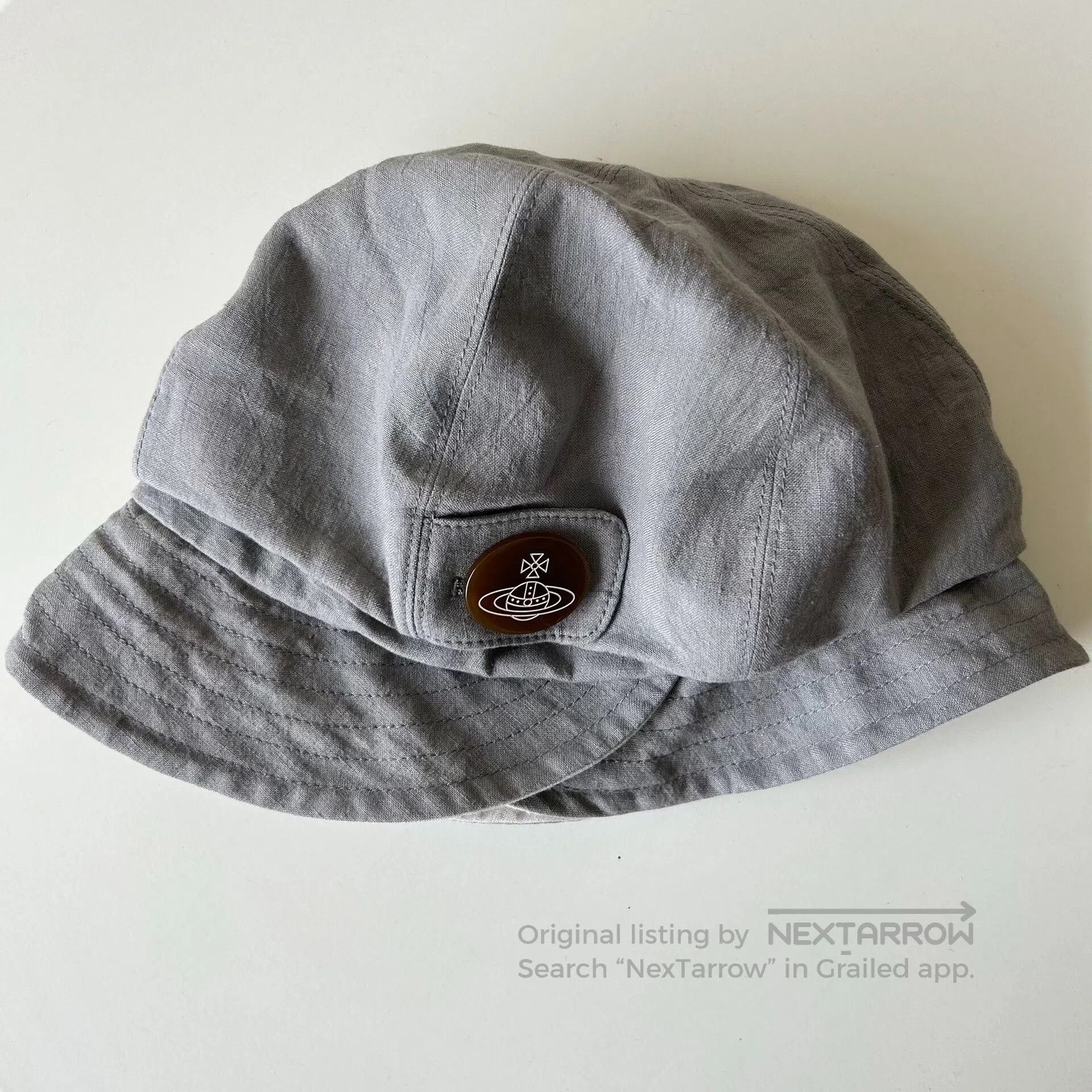 Vivienne Westwood Vintage Vivienne Westwood Hat with Saturn Button. Size ONE SIZE - 1 Thumbnail