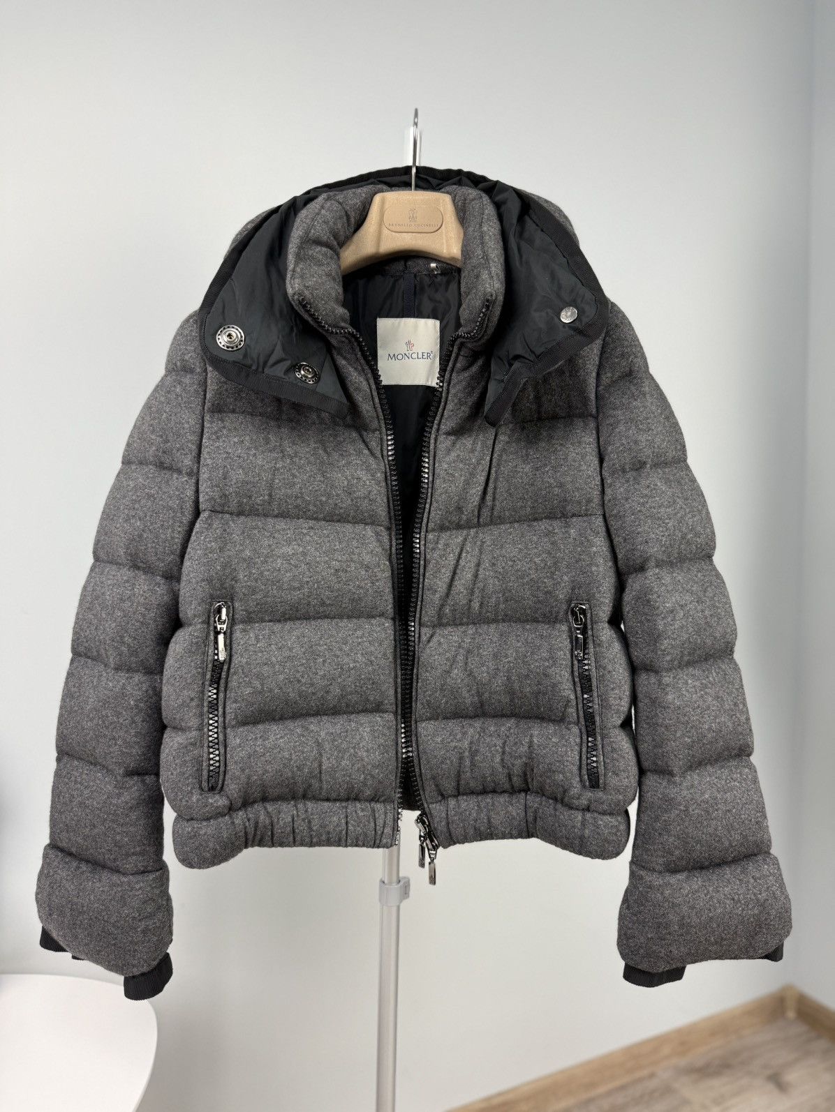 Moncler Moncler CHABARROU GIUBBOTTO Wool Puffer Jacket Size S / US 4 / IT 40 - 7 Thumbnail