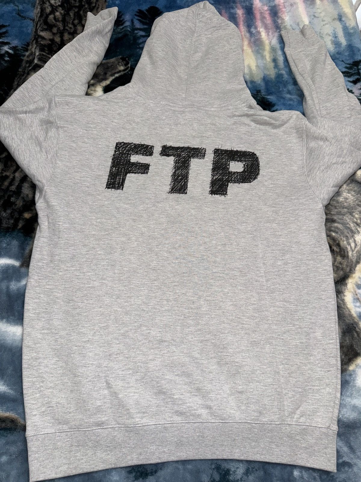 Fuck The Population FTP Scribble Hoodie Grey Size US L / EU 52-54 / 3 - 3 Thumbnail