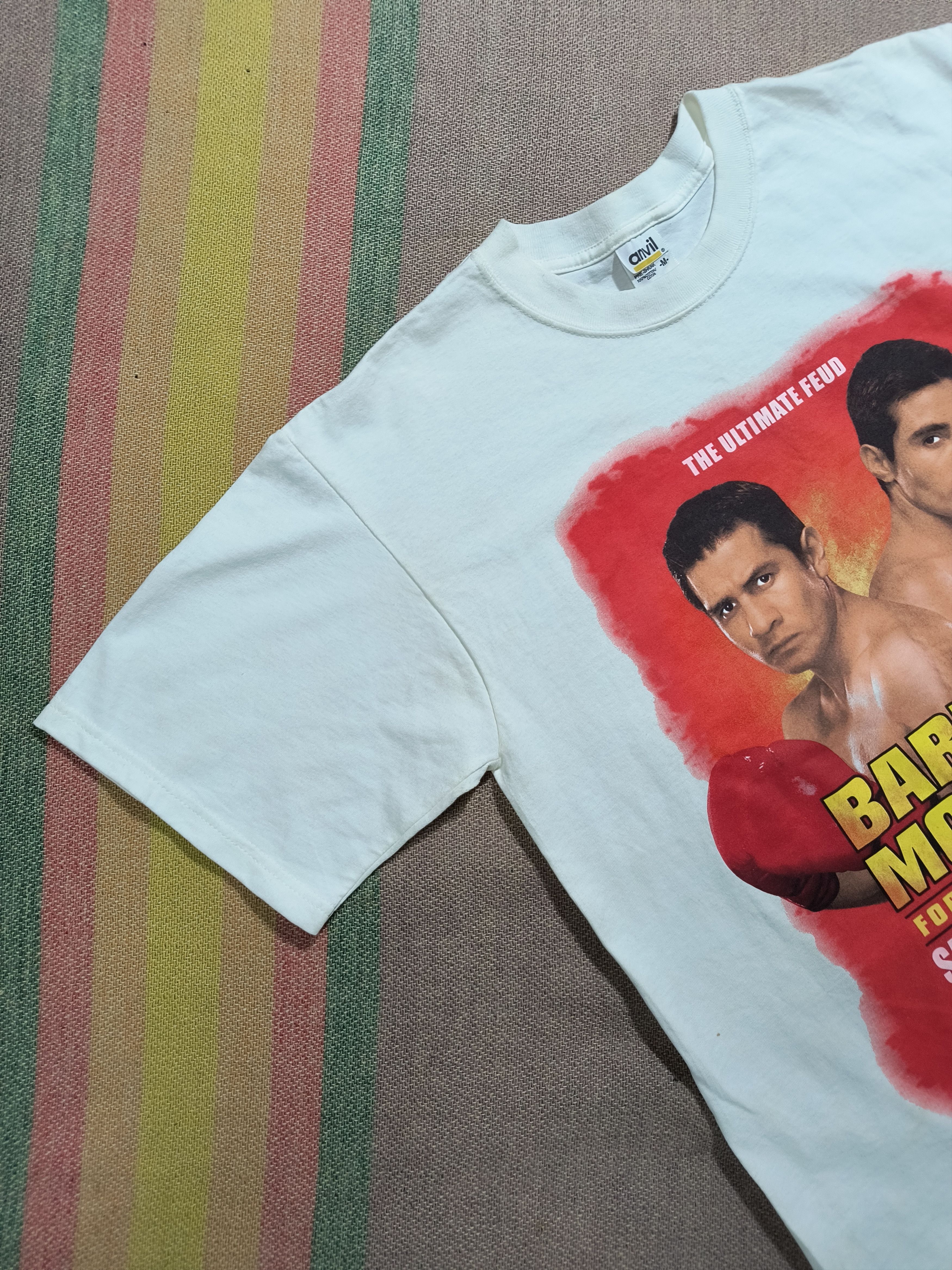 Anvil Vintage Y2K Barrera vs Morales 2002 tee Size US M / EU 48-50 / 2 - 3 Thumbnail