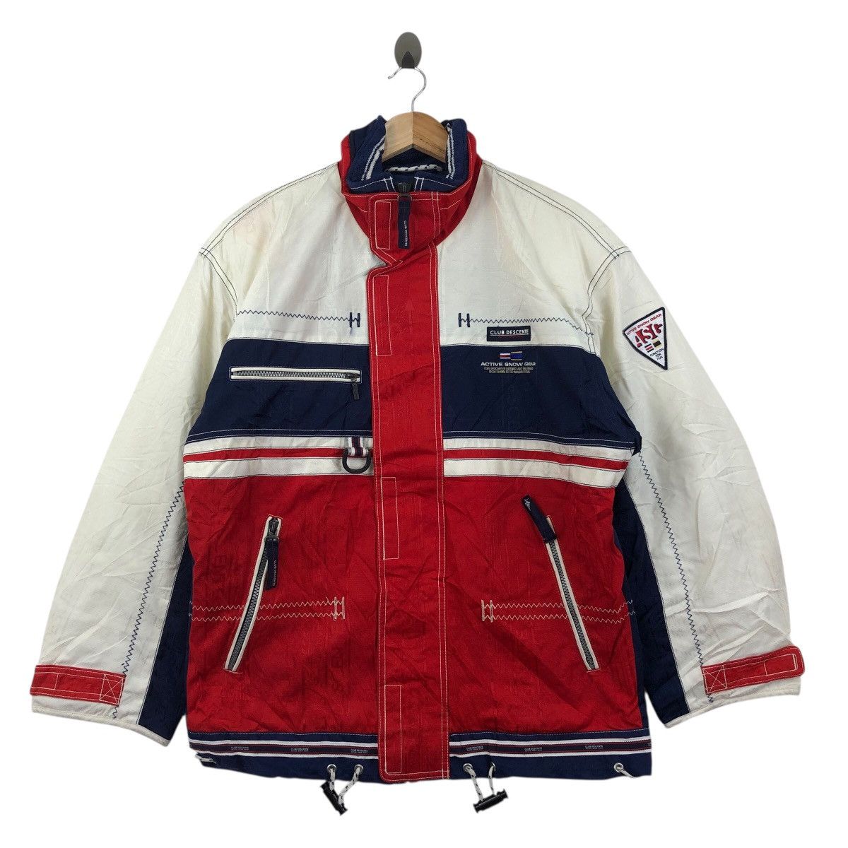 Descente Vintage CLUB DESCENTE Active Snow Gear Heavy Coat Jacket Size US L / EU 52-54 / 3 - 1 Thumbnail