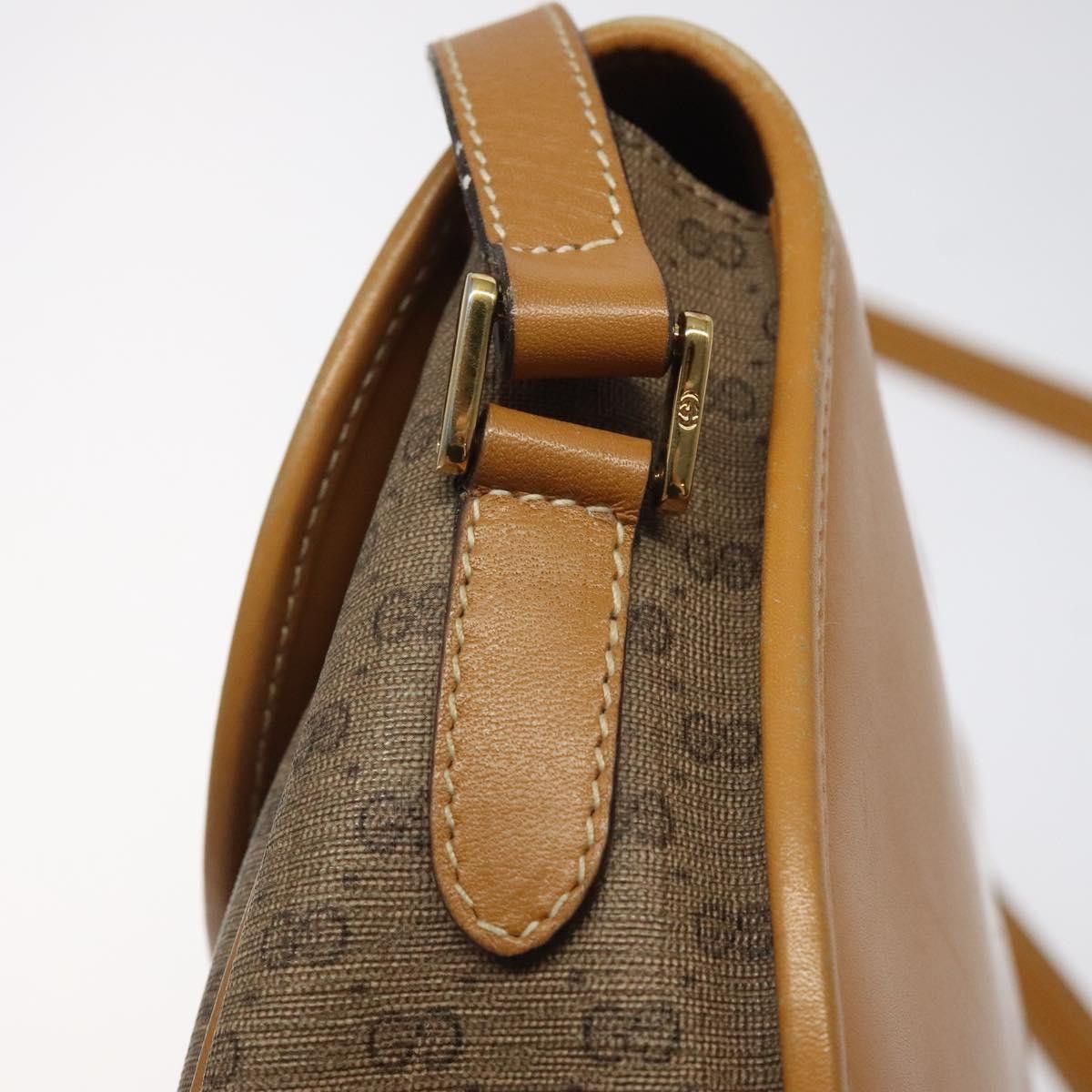 Gucci GUCCI Micro GG Supreme Shoulder Bag Pvc Beige Gold 007 115 Size ONE SIZE - 14 Thumbnail
