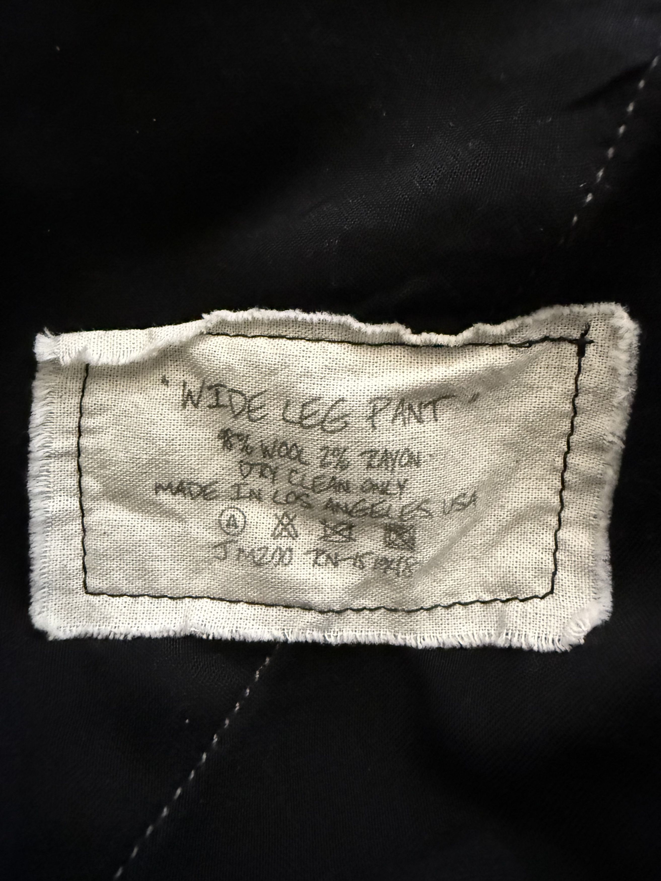 Greg Lauren Pinstriped Wide Trousers Size US 30 / EU 46 - 13 Thumbnail
