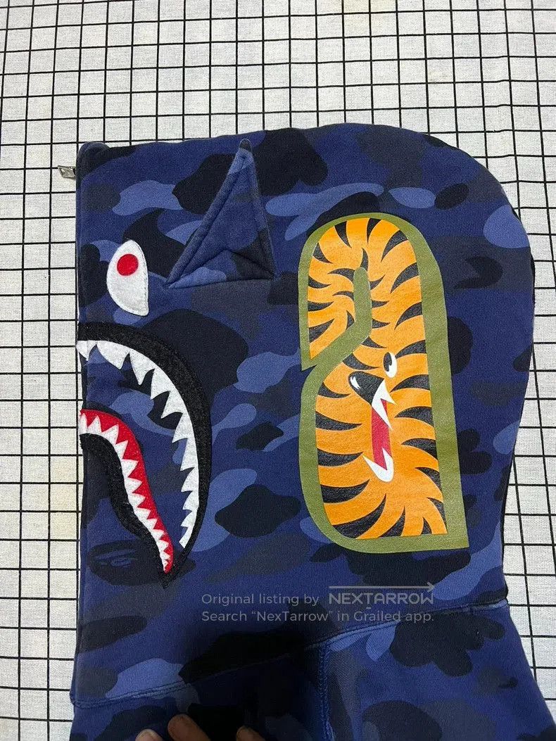 Bape Bape Batman Shark Zip Hoodie Limited Edition. Size US XL / EU 56 / 4 - 4 Thumbnail