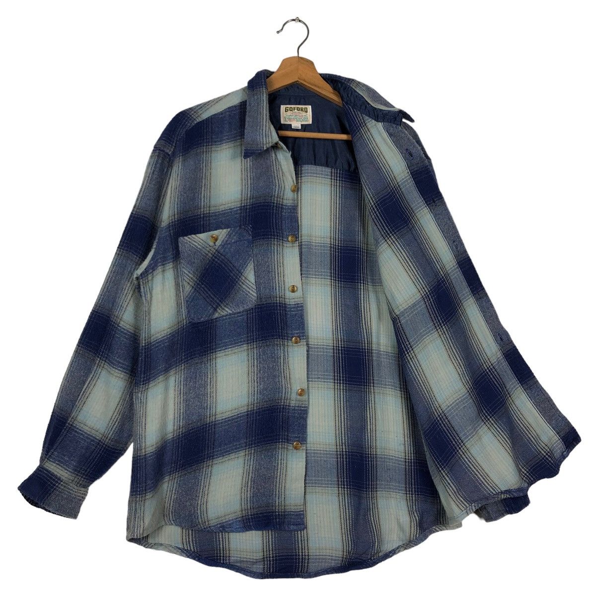 Flannel 🔥90’s Flannel Wool Jacket GqFord Japan Issey Miyake Size US L / EU 52-54 / 3 - 8 Thumbnail