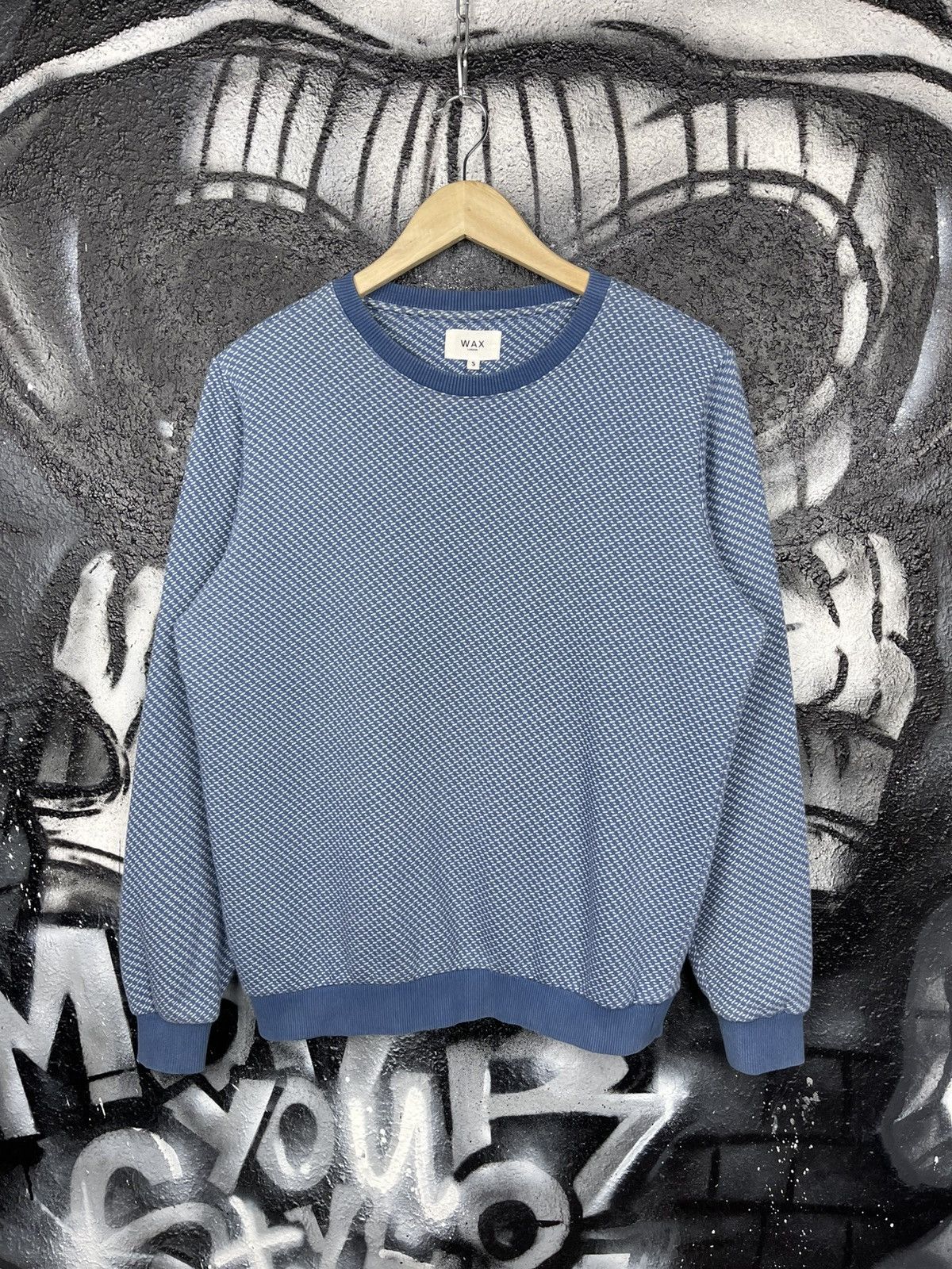 Wax London Wax London Cotton Crew Neck Blue Swetashirt Men’s Size S Size US S / EU 44-46 / 1 - 6 Thumbnail