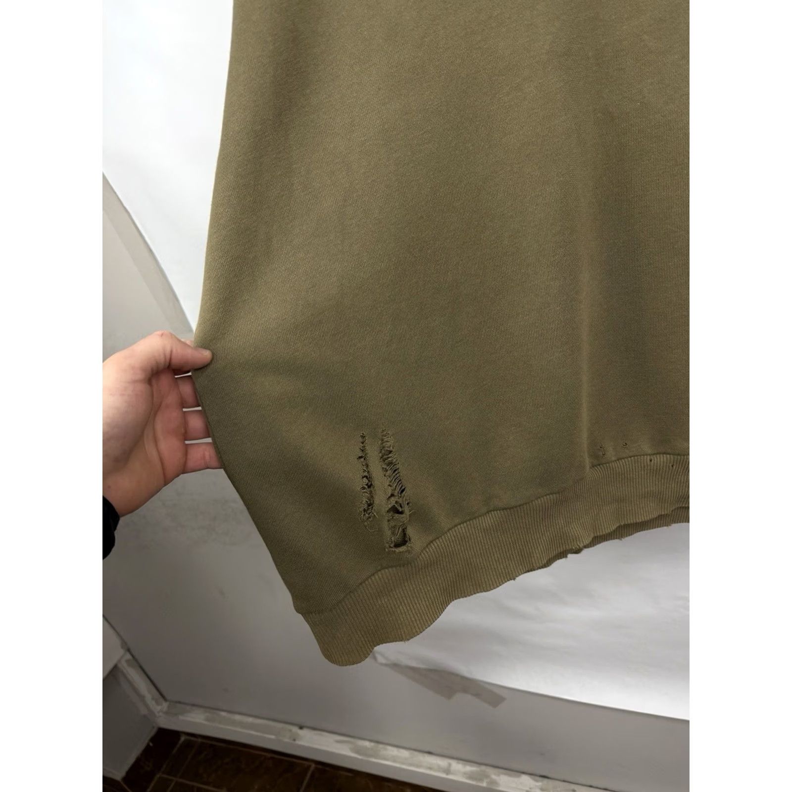 Kapital VINTAGE Opium Avant Garde Sweatshirt Distressed Japan kapital Khaki L Mens Pullover Sweatshirt Size US L / EU 52-54 / 3 - 5 Thumbnail