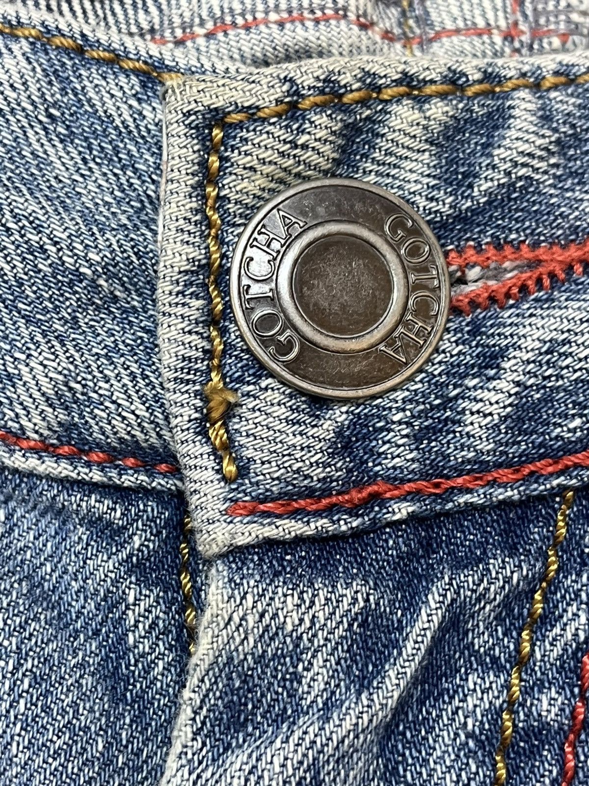 Japanese Brand × Le Grande Bleu (L.G.B.) Vintage Gotcha Surfwear Distressed Denim Size US 32 / EU 48 - 12 Thumbnail