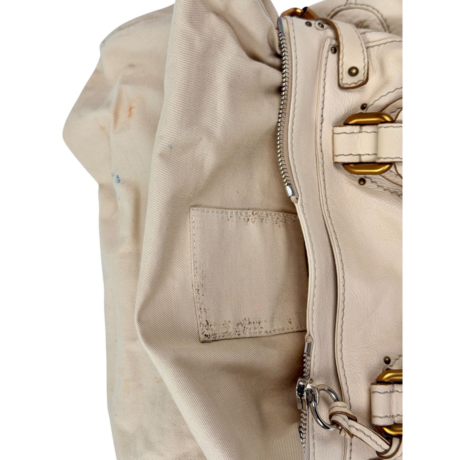 Chloe Chloe Ivory Paddington Medium Satchel Bag Size ONE SIZE - 18 Thumbnail