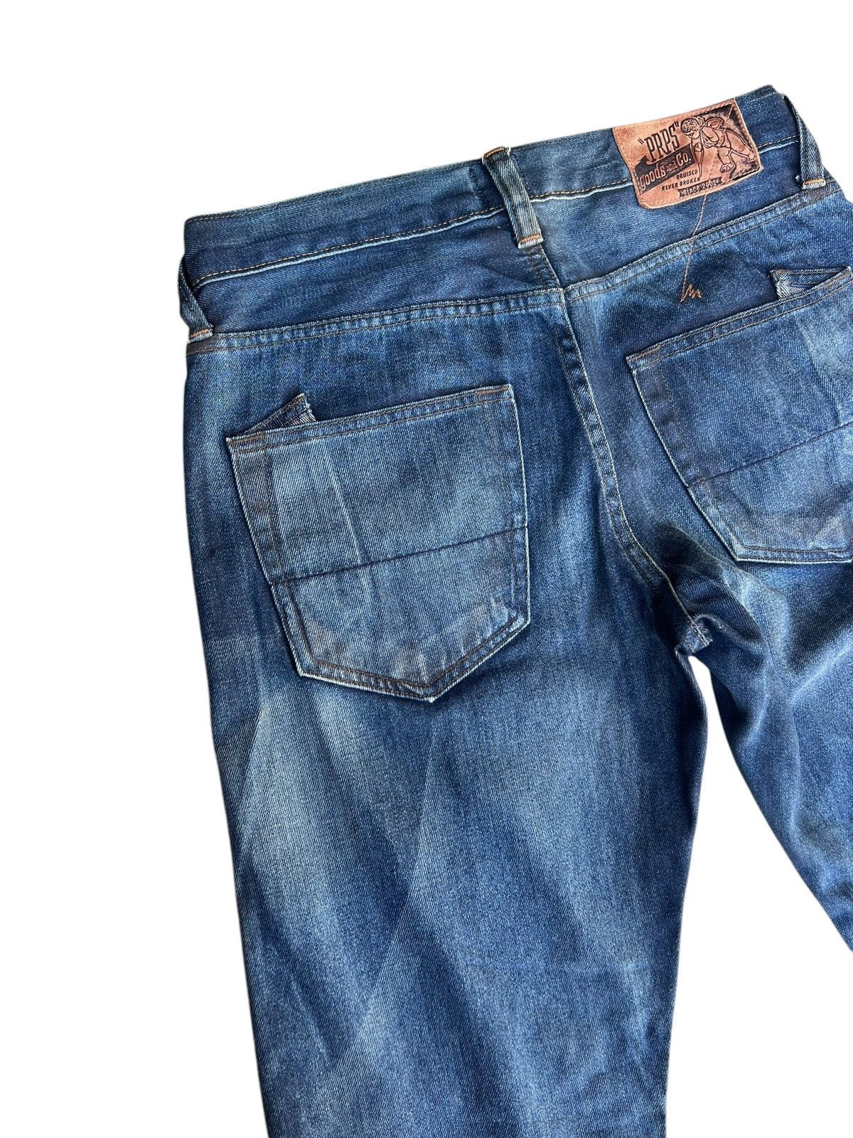 Prps PRPS Barracuda Waxed Denim Slim Jeans Size US 30 / EU 46 - 14 Thumbnail