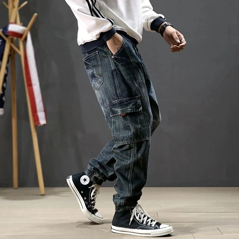damaged ripped washed faded flared jeans