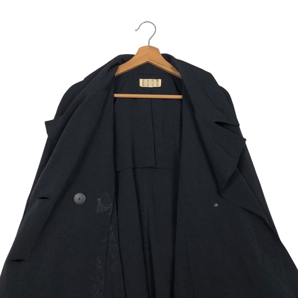 Issey Miyake 📌Rich Black Vintage Long Jacket Runway Design The Ginza Size US M / EU 48-50 / 2 - 16 Thumbnail