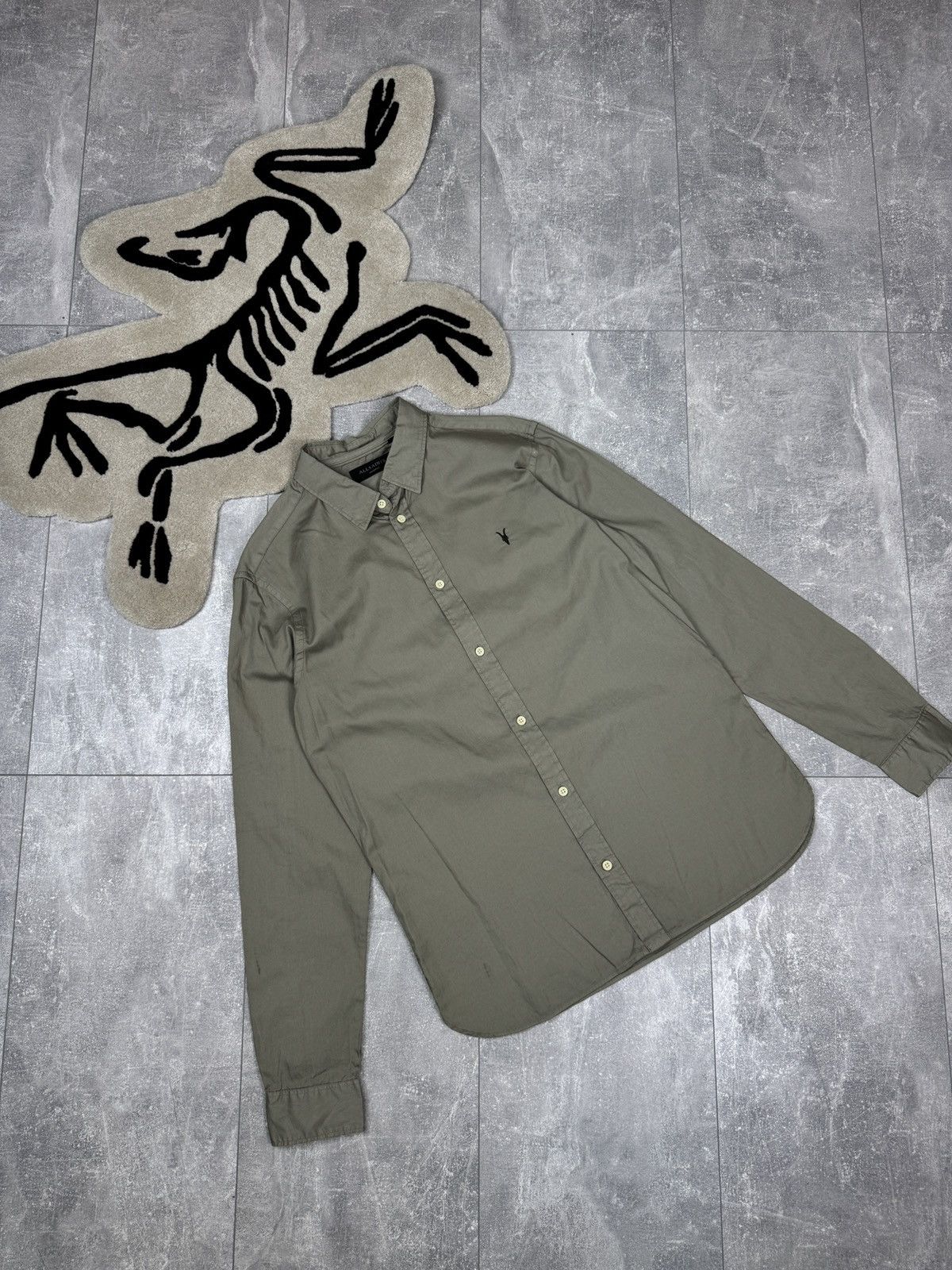 Allsaints × Japanese Brand Mens Vintage AllSaints redondo long sleeve shirts button up Size US M / EU 48-50 / 2 - 1 Thumbnail