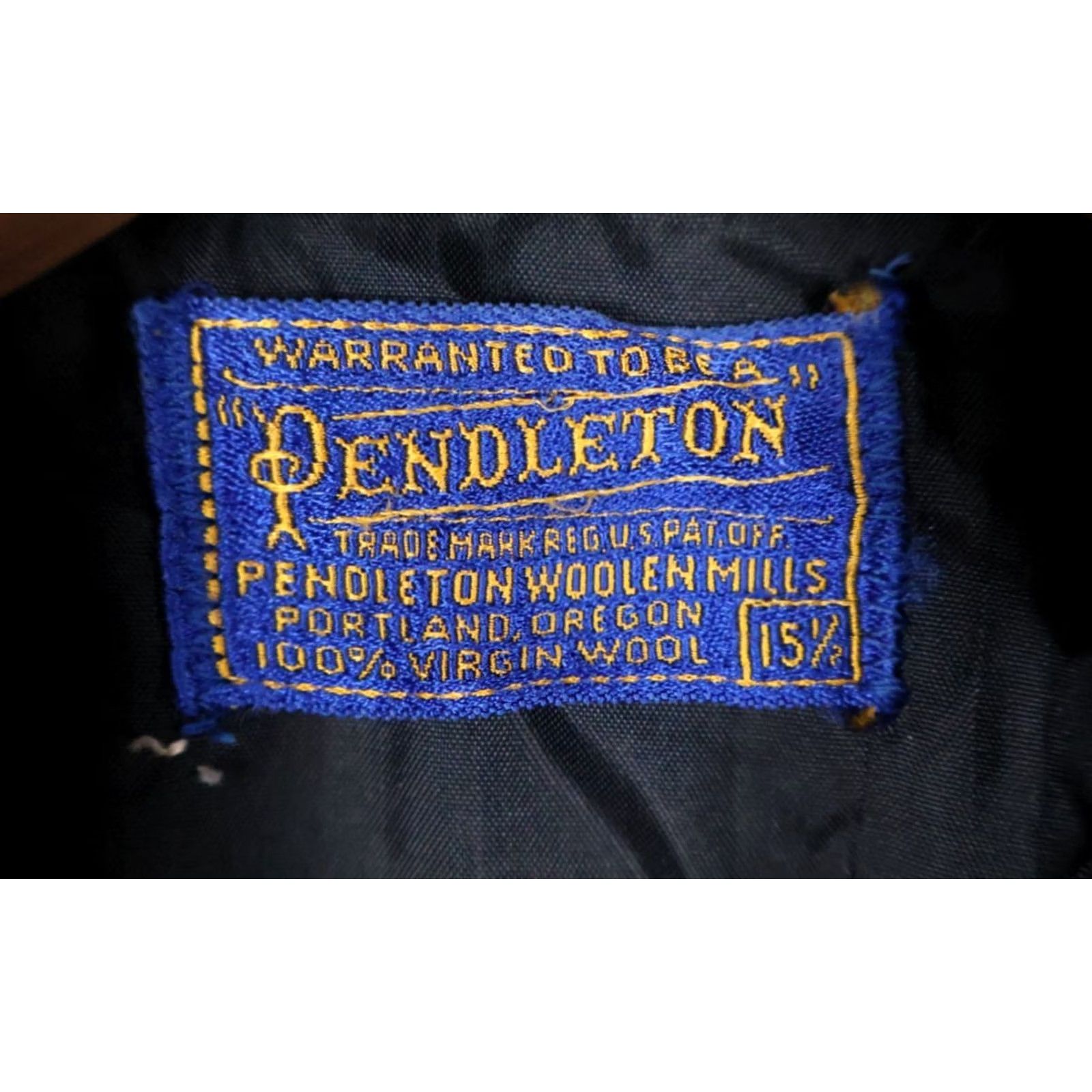 Pendleton VTG Pendleton Wool Flannel Men's 15.5 / Medium Red Blue Plaid Early 60s Tag Shirt 60s Grunge Retro Mens Size US M / EU 48-50 / 2 - 3 Thumbnail