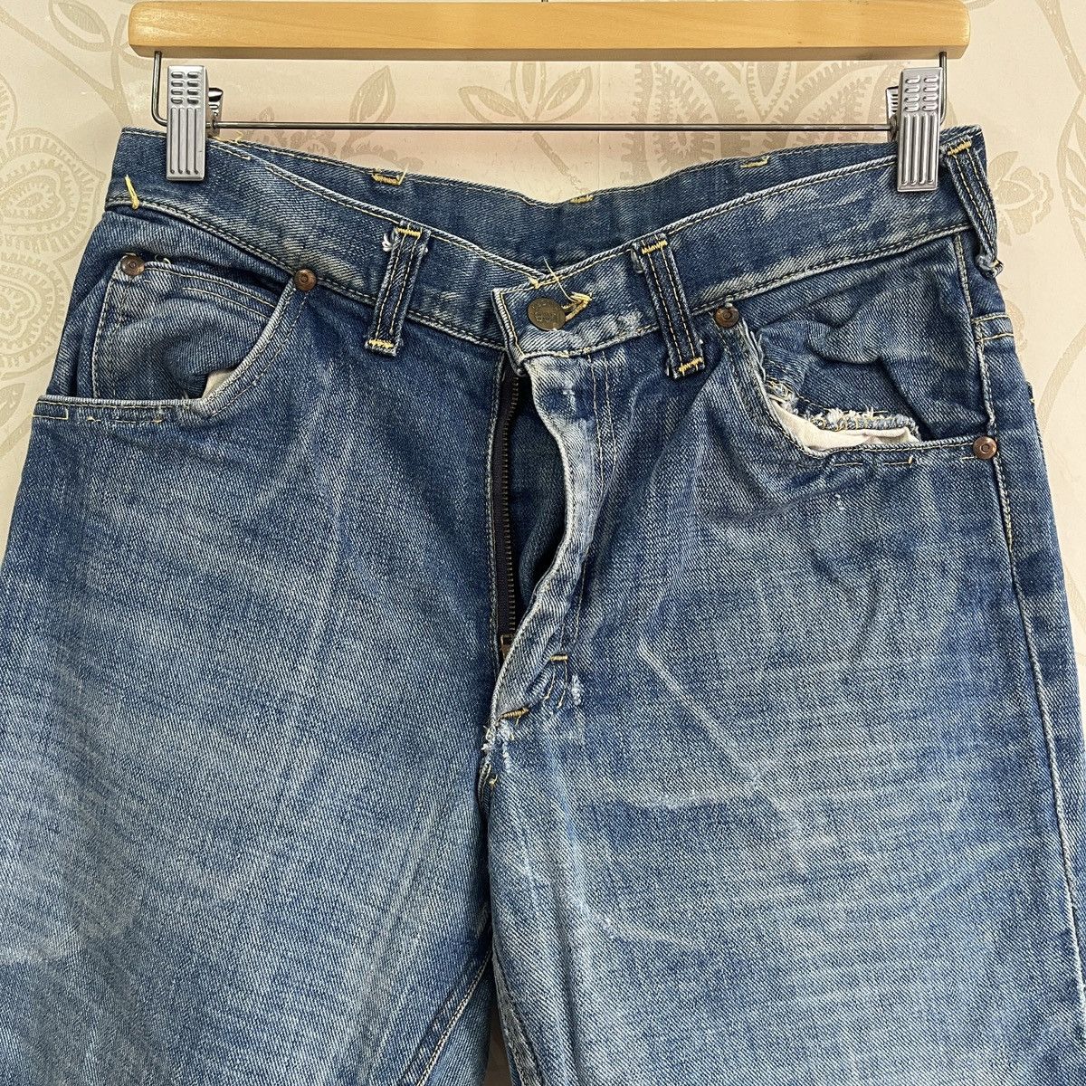 Lee Lee Flare 70s Talon Zippers Denim Japan Size US 30 / EU 46 - 20 Thumbnail