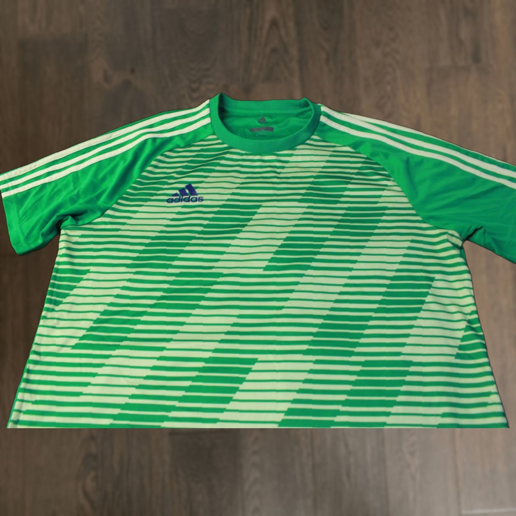 Adidas ADIDAS Tango PERFORMANCE Jersey Football Men Shirt L Green 2017 Tango Model Vintage No Size US L / EU 52-54 / 3 - 1 Thumbnail