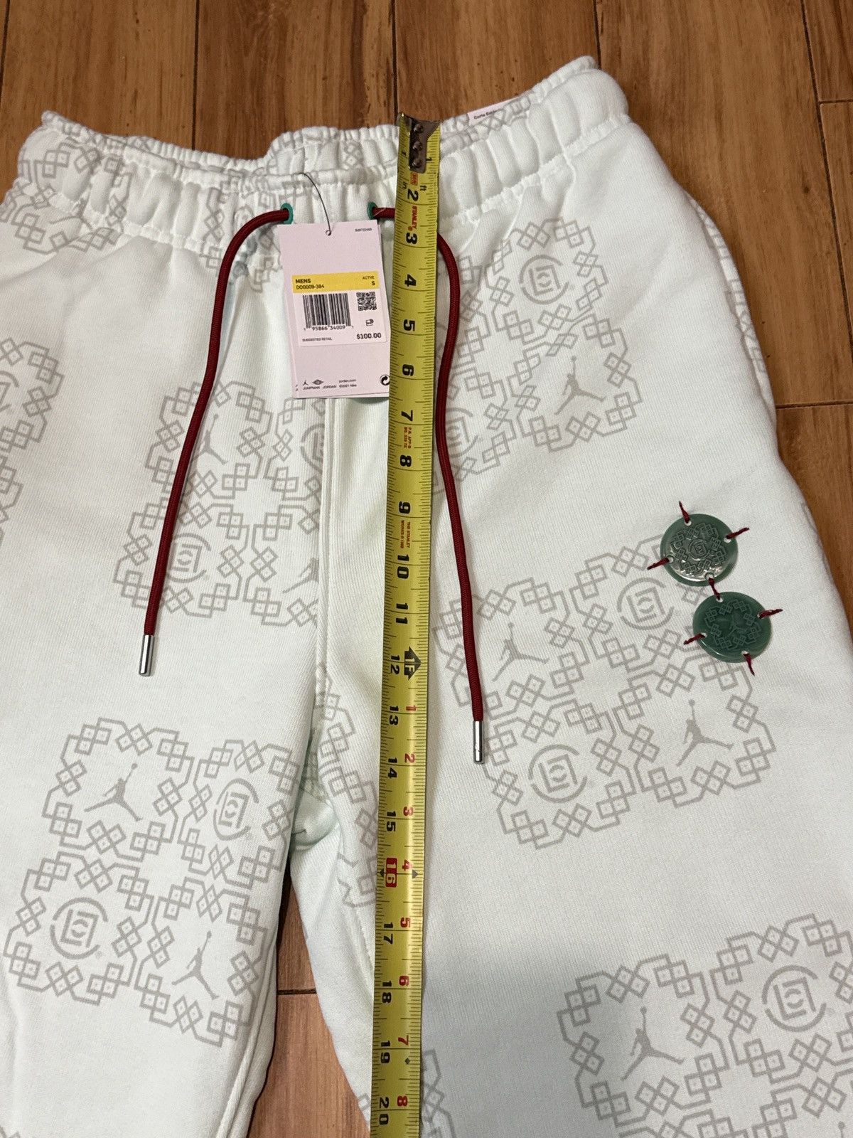 CLOT × Jordan Brand Jordan x Clot Fleece Sweatpants Size US 28 / EU 44 - 7 Thumbnail