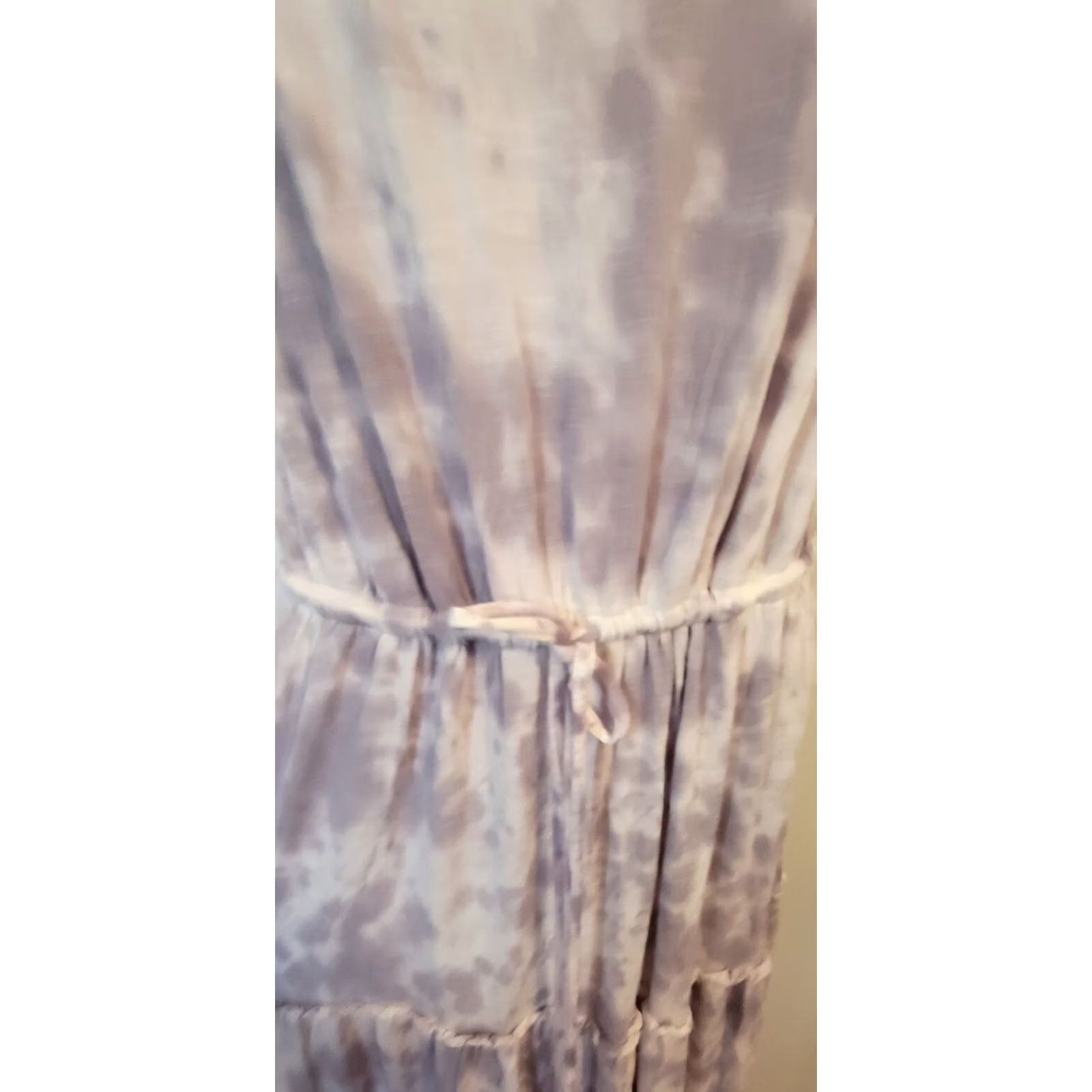 Vintage Knox Rose Tie Dye Dress Casual Hippie Boho Gray White Midi Maxi S Womens Size S / US 4 / IT 40 - 4 Thumbnail
