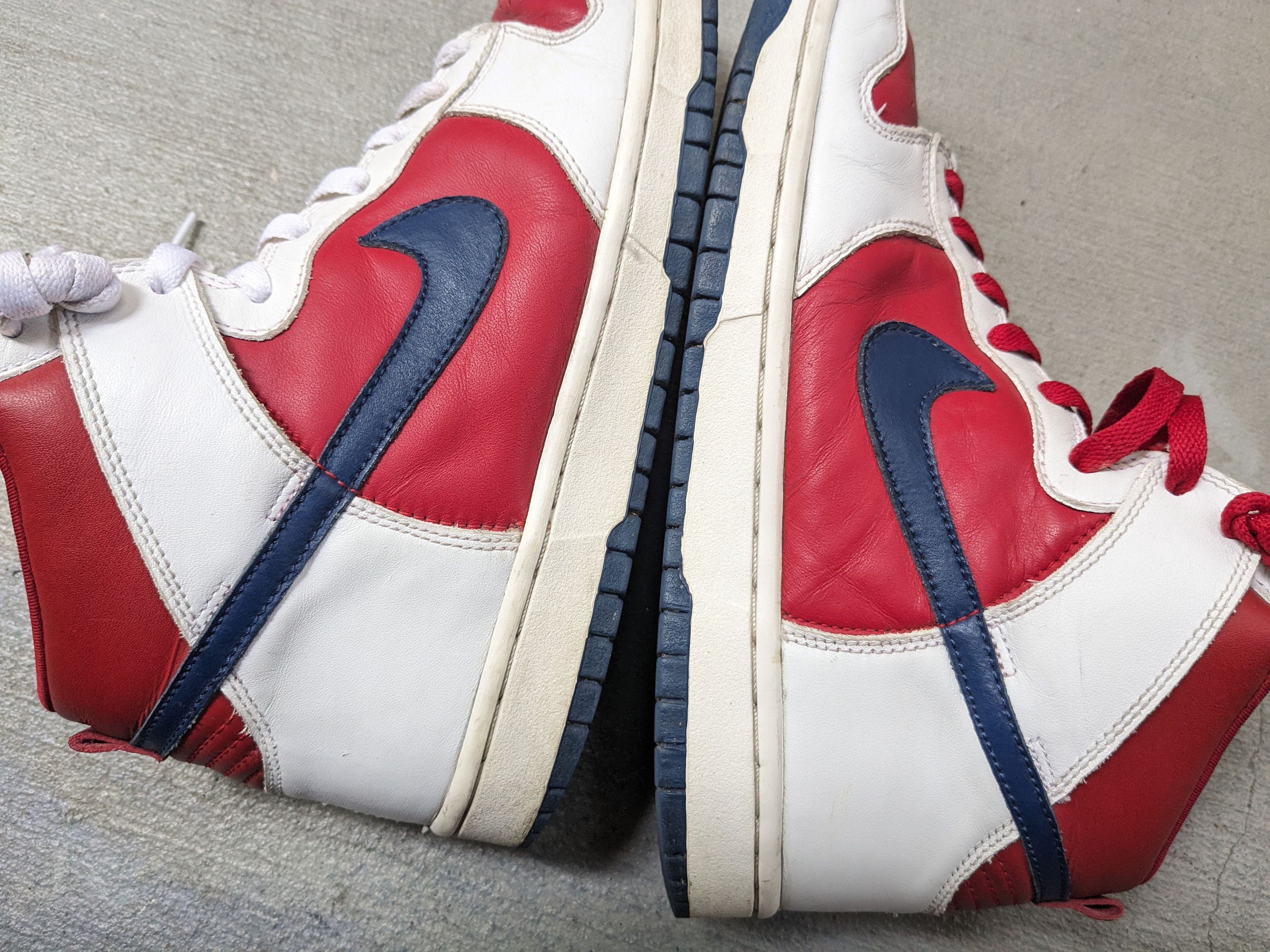 Nike Nike Dunk High Clippers 9.5 Red Blue White 305287-141 Size US 9.5 / EU 42-43 - 6 Thumbnail