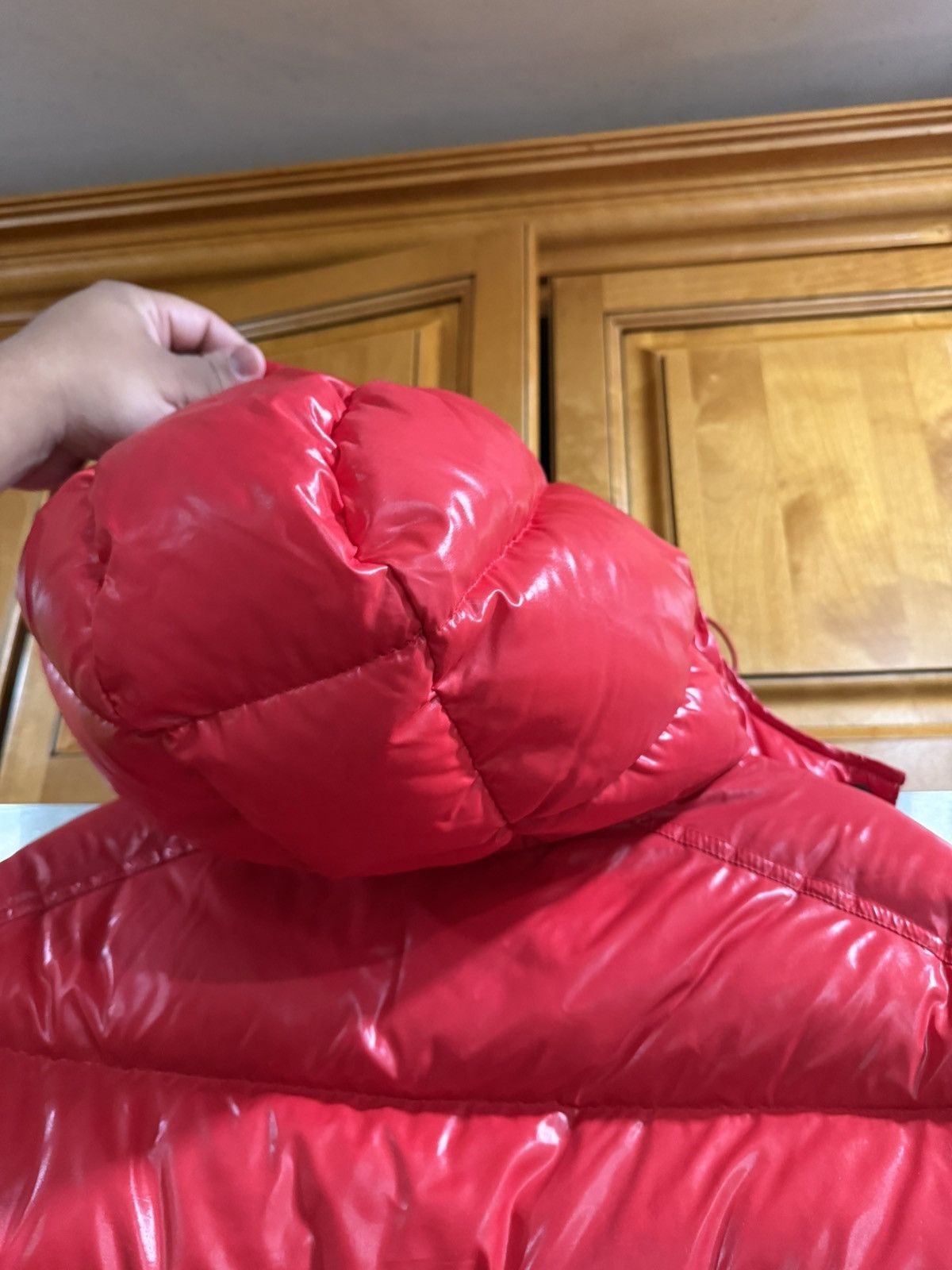 Moncler Moncler Maya Red Jacket Size XL / 4 Size US XL / EU 56 / 4 - 11 Thumbnail