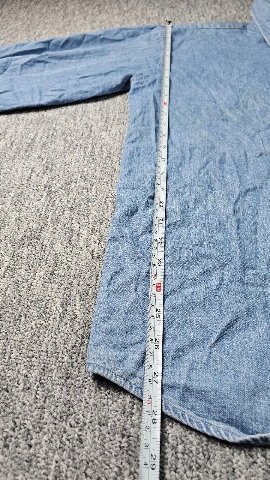 Other 90s Disney Paris Donald Duck Embroidered Denim Shirt L 90s Size US L / EU 52-54 / 3 - 15 Thumbnail