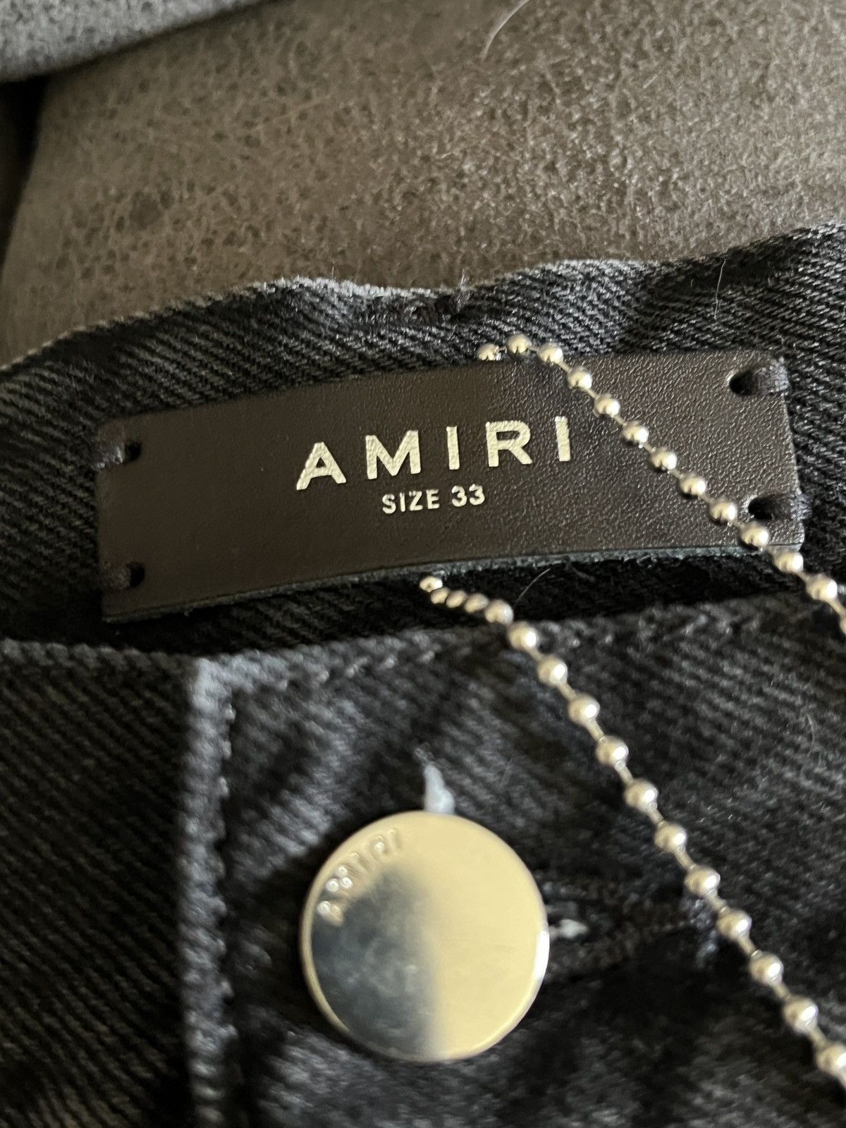 Amiri AMIRI Stack Straight Denim Jeans sz33 Size US 33 - 5 Thumbnail