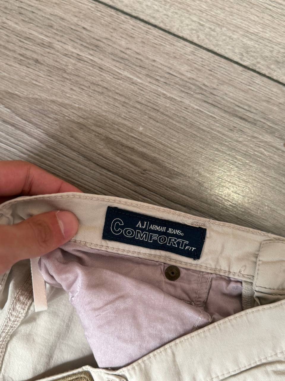 Armani Armani jeans women size 29 beige tapered Size 29" - 5 Thumbnail