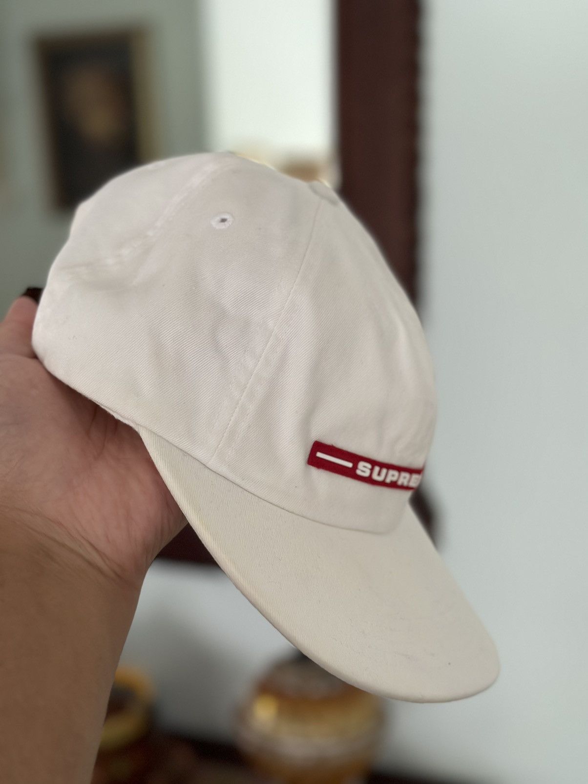 Supreme Supreme SS19 Raised Logo 6 Panel Hat Size ONE SIZE - 8 Thumbnail
