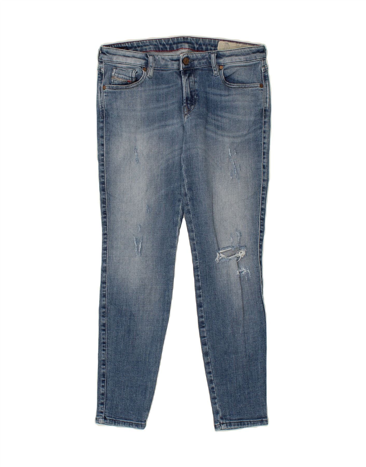 Diesel Womens Skinny Jeans W30 L30 Blue Cotton Size 42" / US 20 - 1 Thumbnail