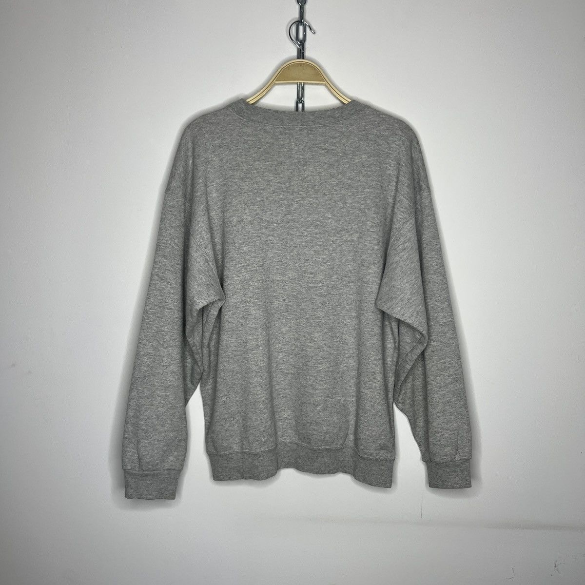 Nike × Vintage Vintage Nike Sweatshirt Crewneck Swoosh Grey Logo 90s Size US M / EU 48-50 / 2 - 6 Thumbnail