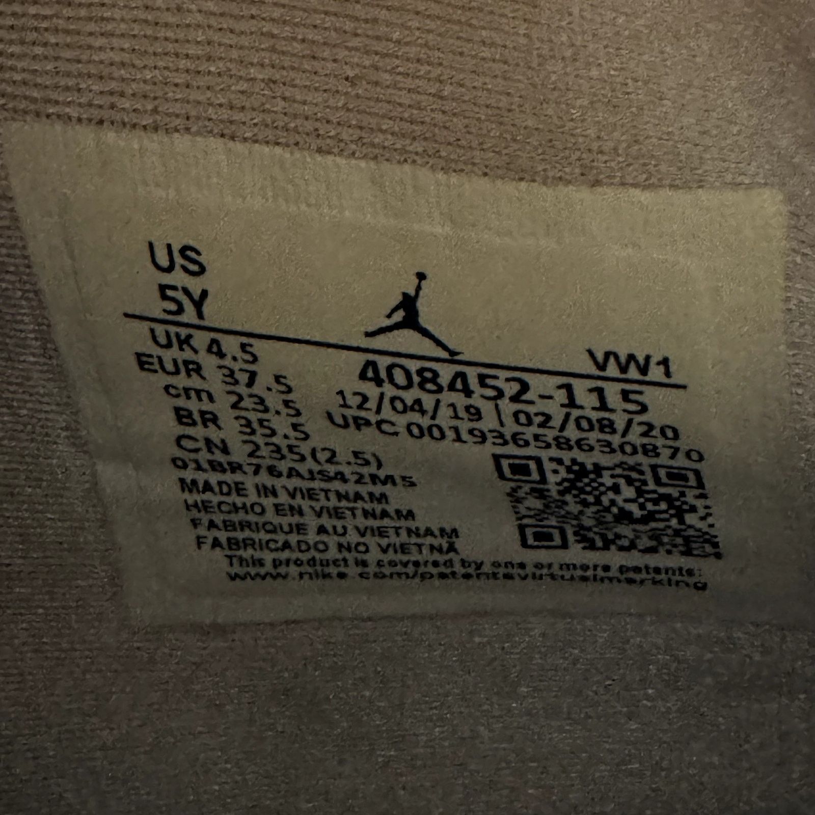 Jordan Brand × Nike Size 5 - Air Jordan 4 Retro GS Purple Metallic Men's Shoes Size US 5 / EU 37 - 8 Thumbnail