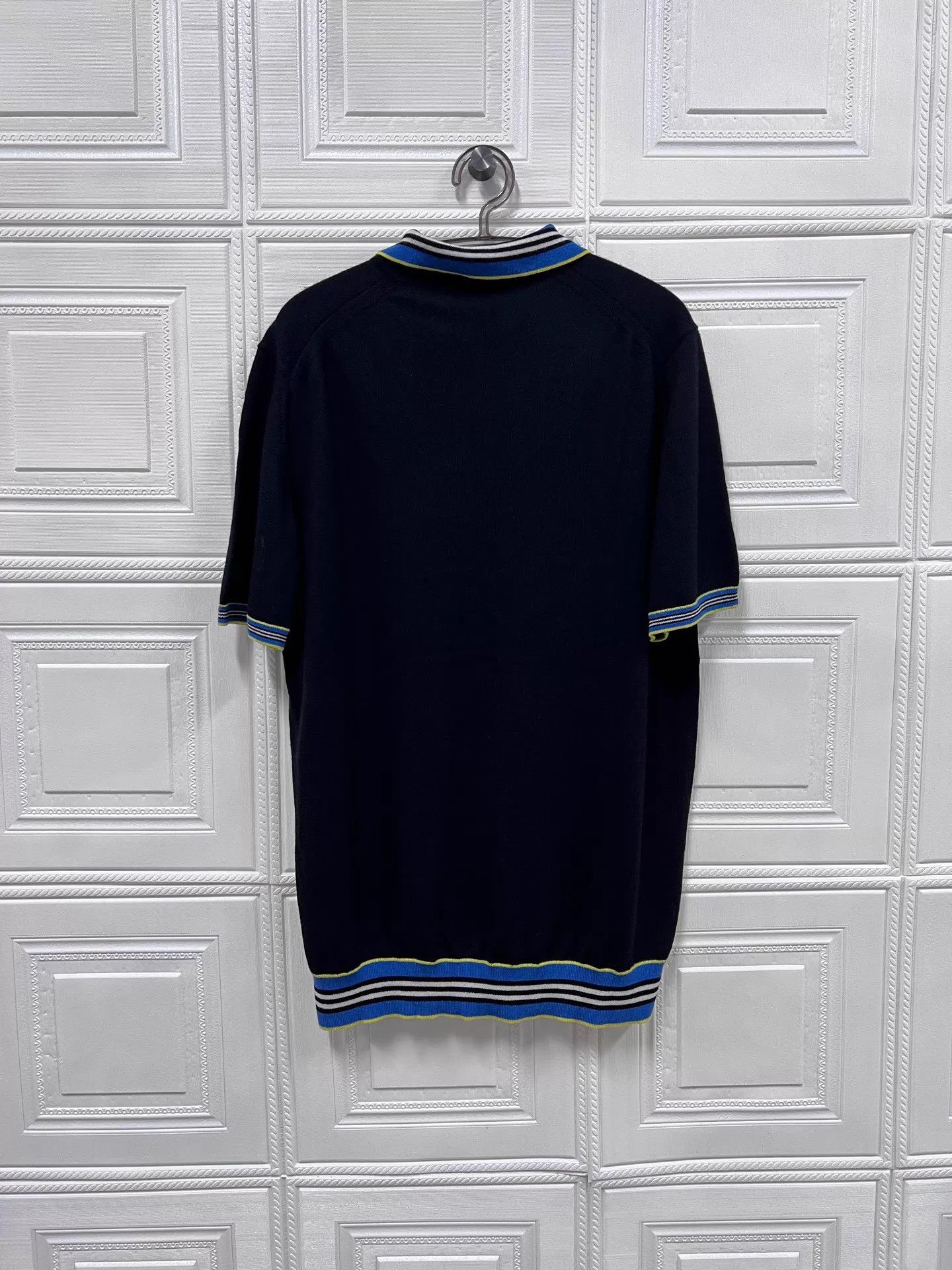 Burberry Burberry Embroidered Logo Wool Short Sleeve Polo Shirt XXL Size US XXL / EU 58 / 5 - 2 Thumbnail