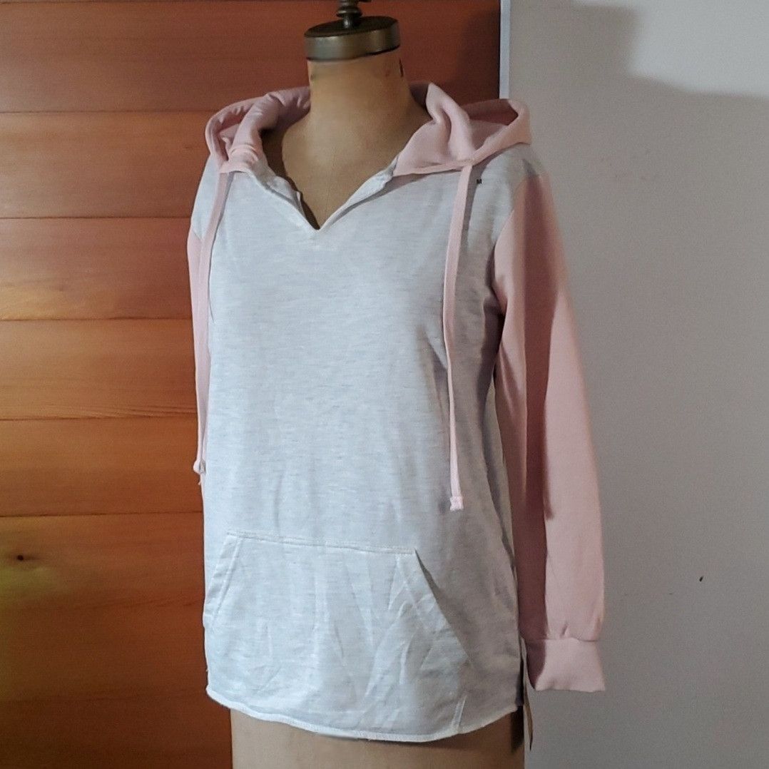 Other MV Sport Size M NEW Hoodie Terrycloth Cameo Pink Heather Size M / US 6-8 / IT 42-44 - 4 Thumbnail