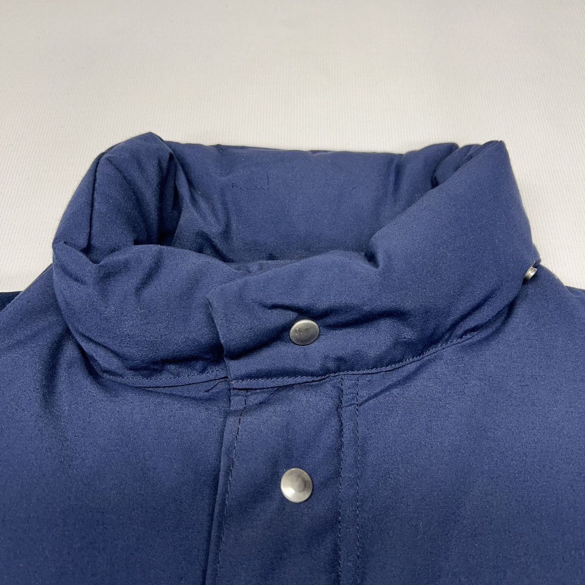 Vintage VTG 10X Down Jacket Blue Puffer Coat Zip Pocket Work Retro Size US XL / EU 56 / 4 - 5 Thumbnail