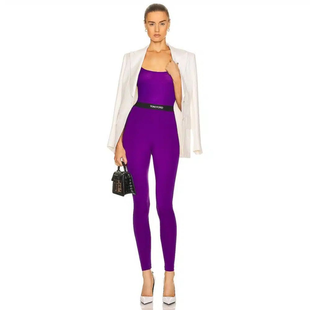 Tom Ford o1loc1c1224 PAJ096 Leggings in Purple Size 25" / US 0 / IT 36 - 2 Thumbnail