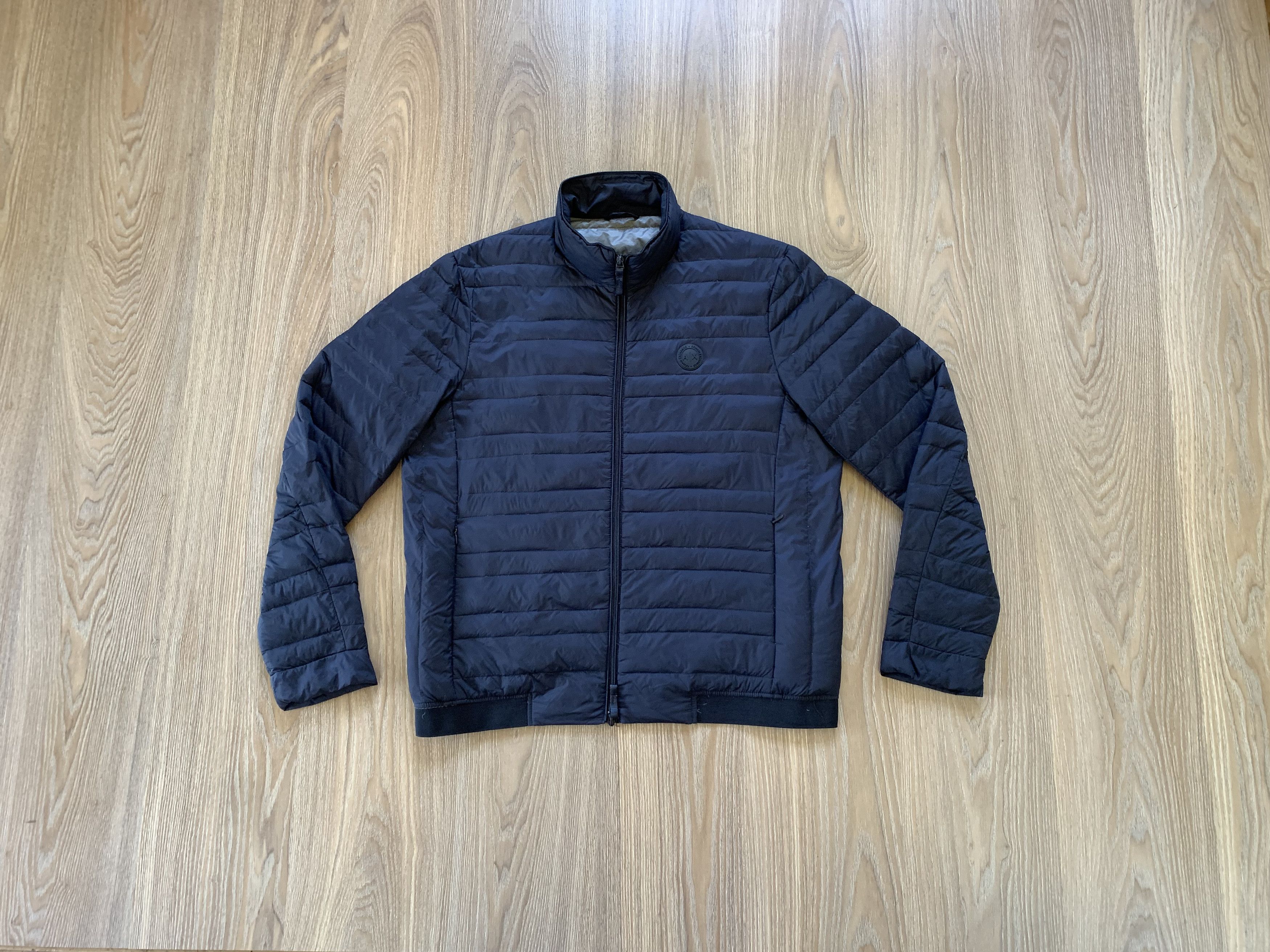 Armani × Armani Exchange Armani Exchange Down Quilted Bomber Jacket Size US XL / EU 56 / 4 - 11 Thumbnail