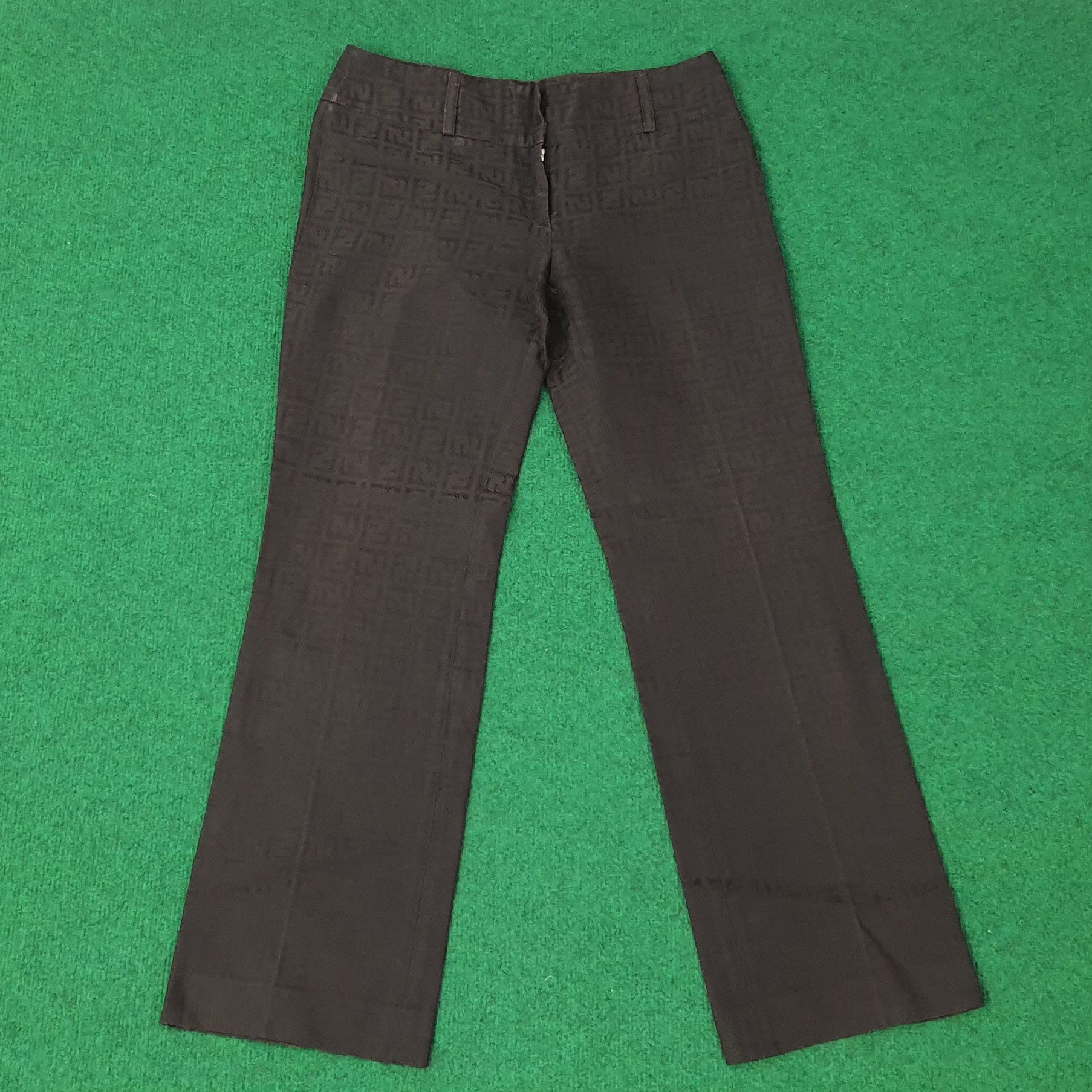 Fendi Vintage Fendi Monogram Luxury Pants C258N27 Size 28" / US 6 / IT 42 - 1 Thumbnail
