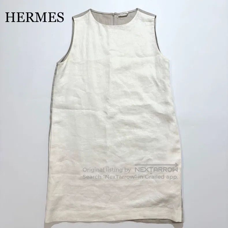 Hermes Hermes Linen dress Size S / US 4 / IT 40 - 1 Thumbnail