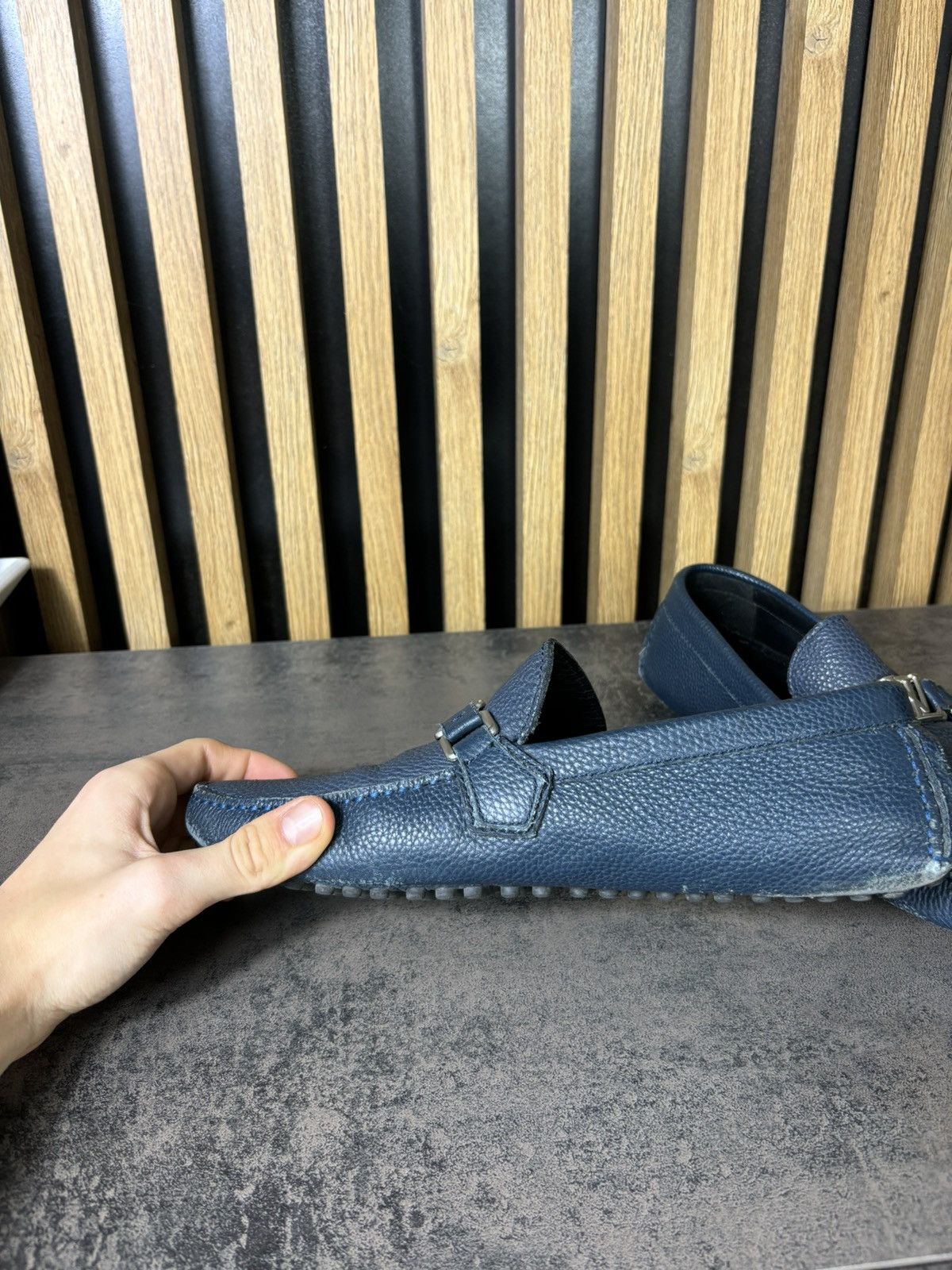 Louis Vuitton Monte Carlo Louis Vuitton Flats Moccas Leather Luxury Size US 10 / EU 43 - 5 Thumbnail
