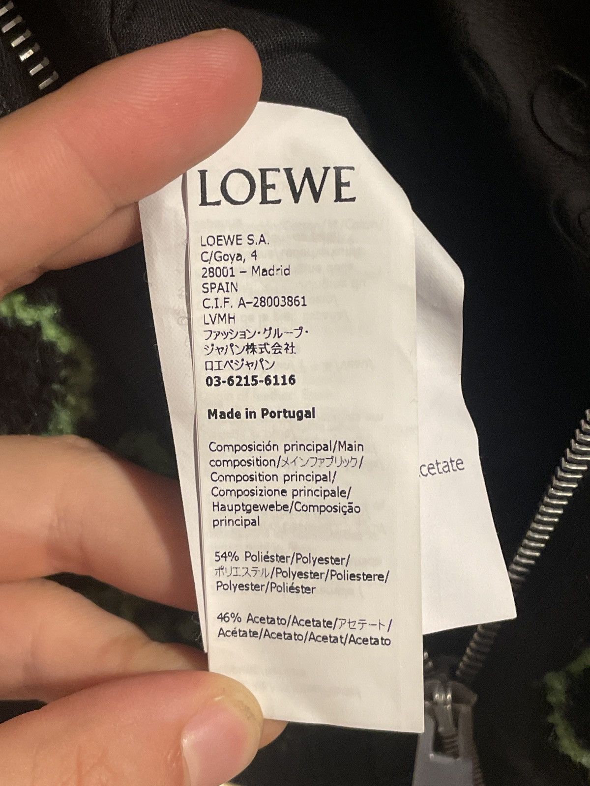 Loewe LOEWE Oversized Leather-Trimmed Jacquard Fleece Parka Size US L / EU 52-54 / 3 - 13 Thumbnail