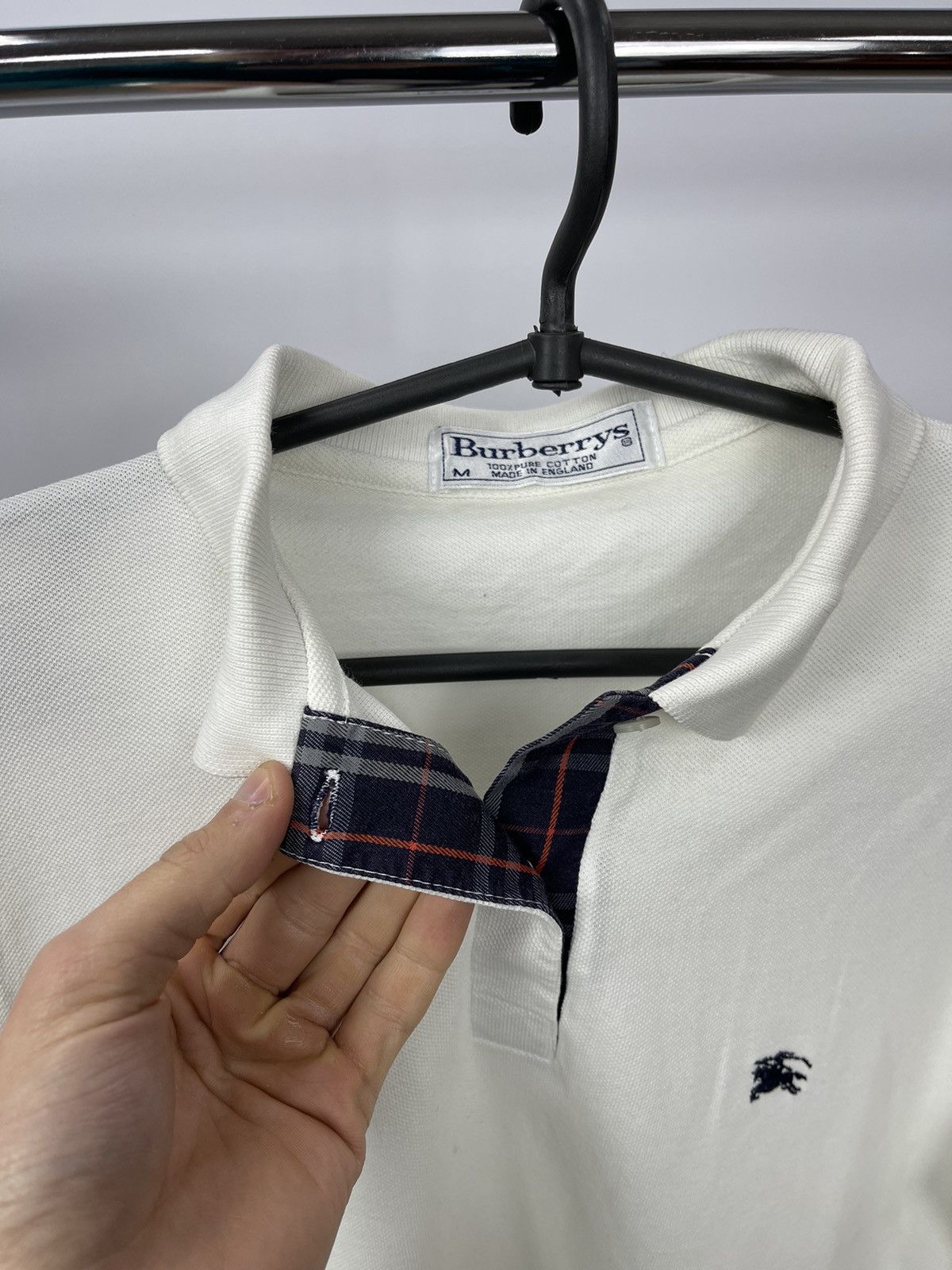 Burberry Burberry’s London Polo Size M Women’s Vintage 90s White Size M / US 6-8 / IT 42-44 - 2 Thumbnail